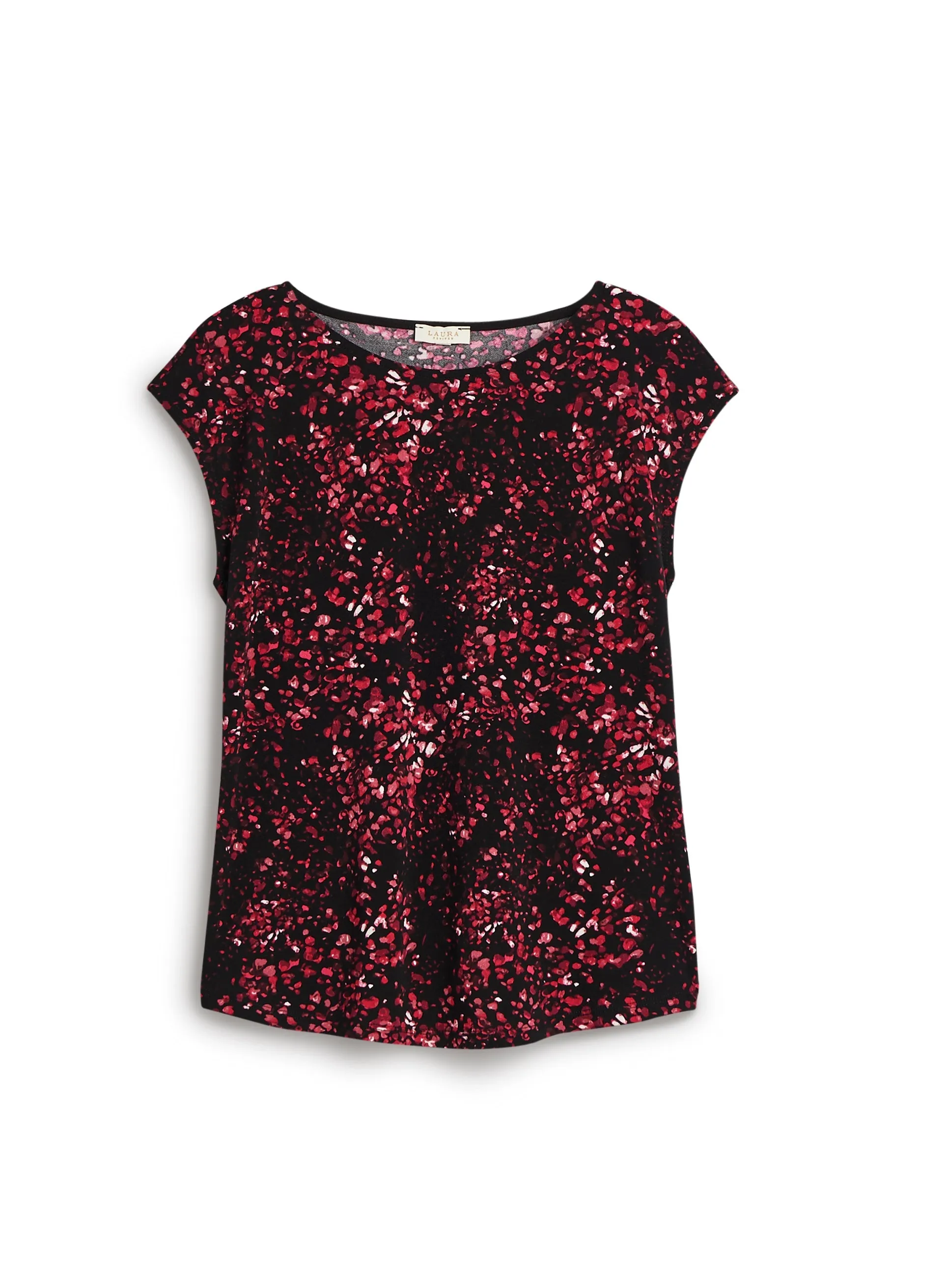 Abstract Floral Print Top sold by Laura product image thumbnail 5