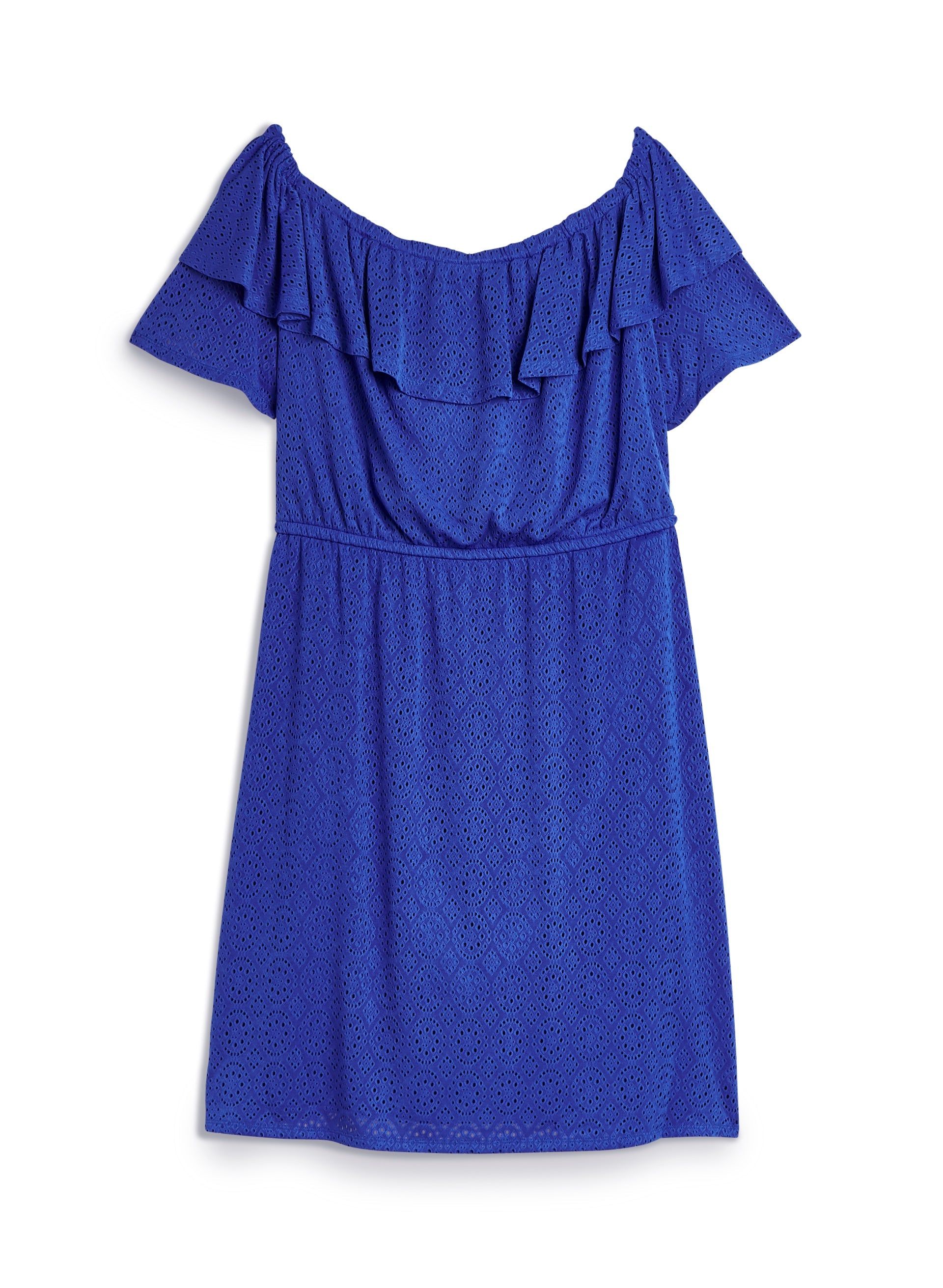 Off The Shoulder Eyelet Dress sold by Laura product image thumbnail 3