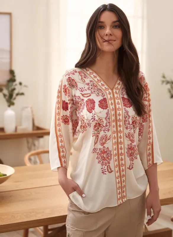 Floral Print Blouse sold by Laura