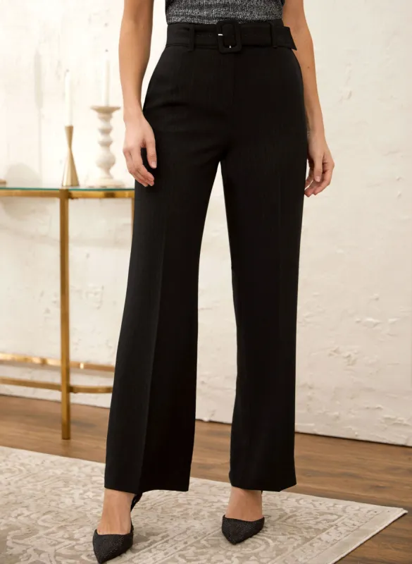 Belted Wide Leg Pants sold by Laura