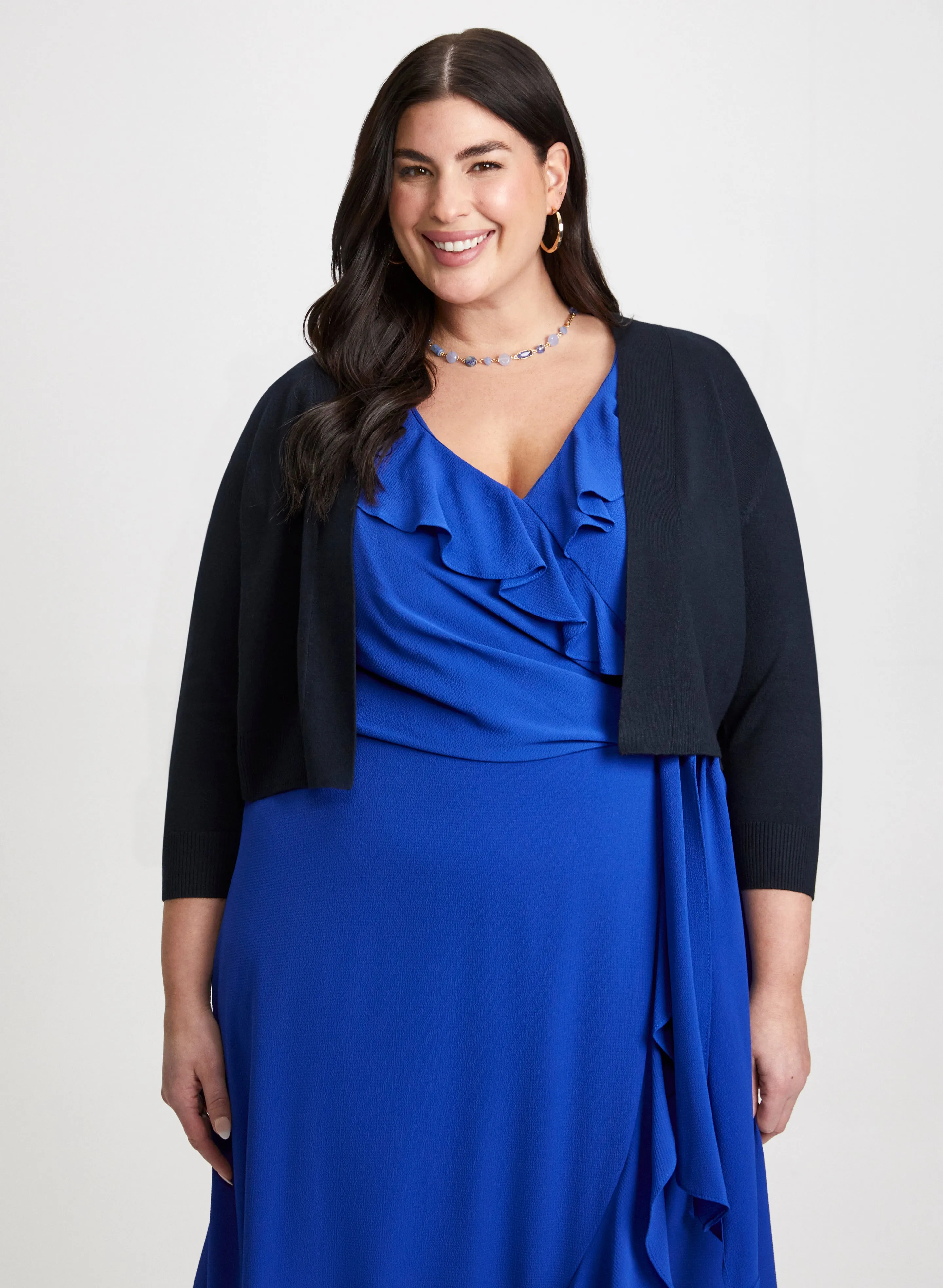 Ribbed Knit Cardigan sold by Laura