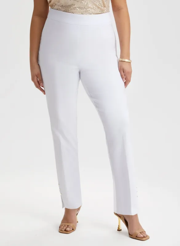 Slim Leg Pull-On Pants sold by Laura