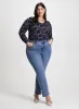 Ring Motif Top & Straight Leg Jeans sold by Laura