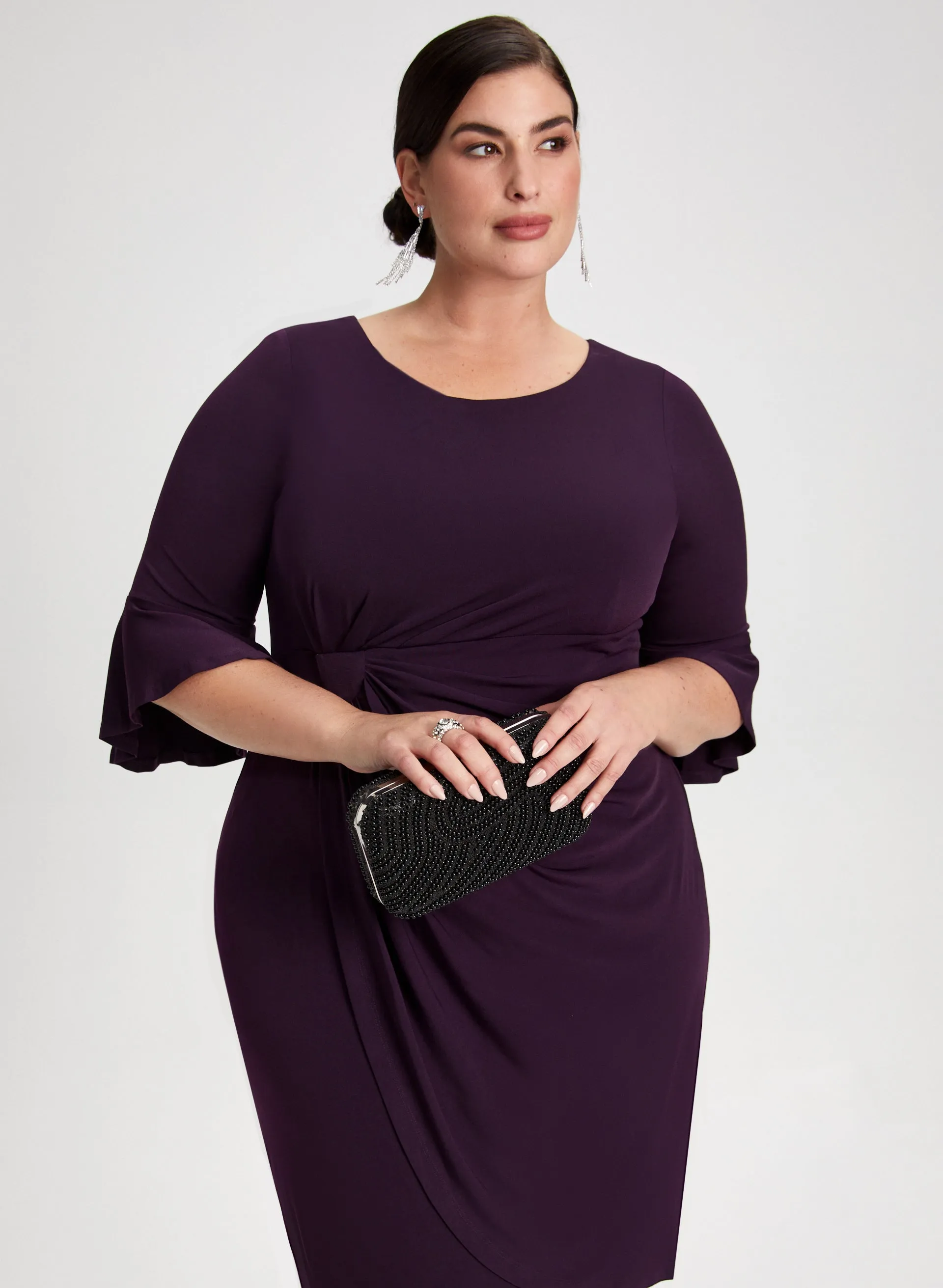 Bell Sleeve Sheath Dress sold by Laura product image thumbnail 5