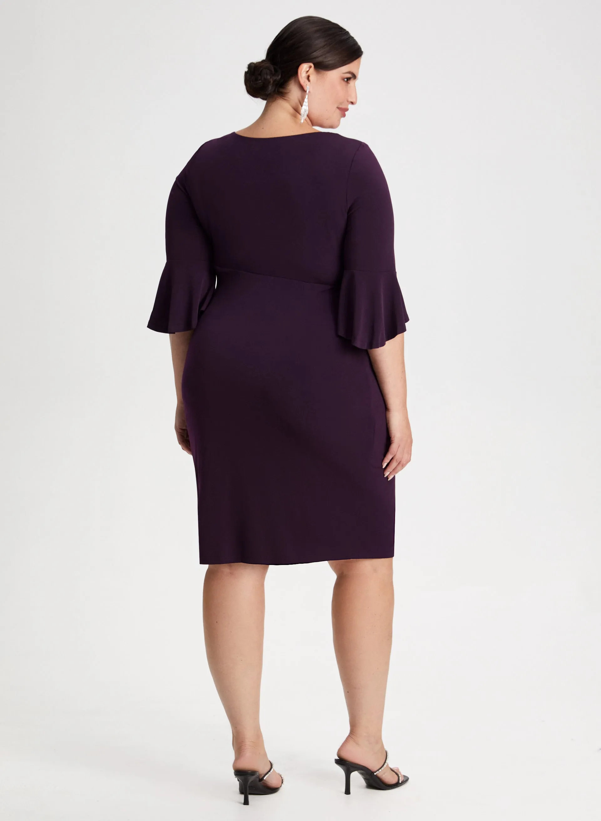 Bell Sleeve Sheath Dress sold by Laura product image thumbnail 3