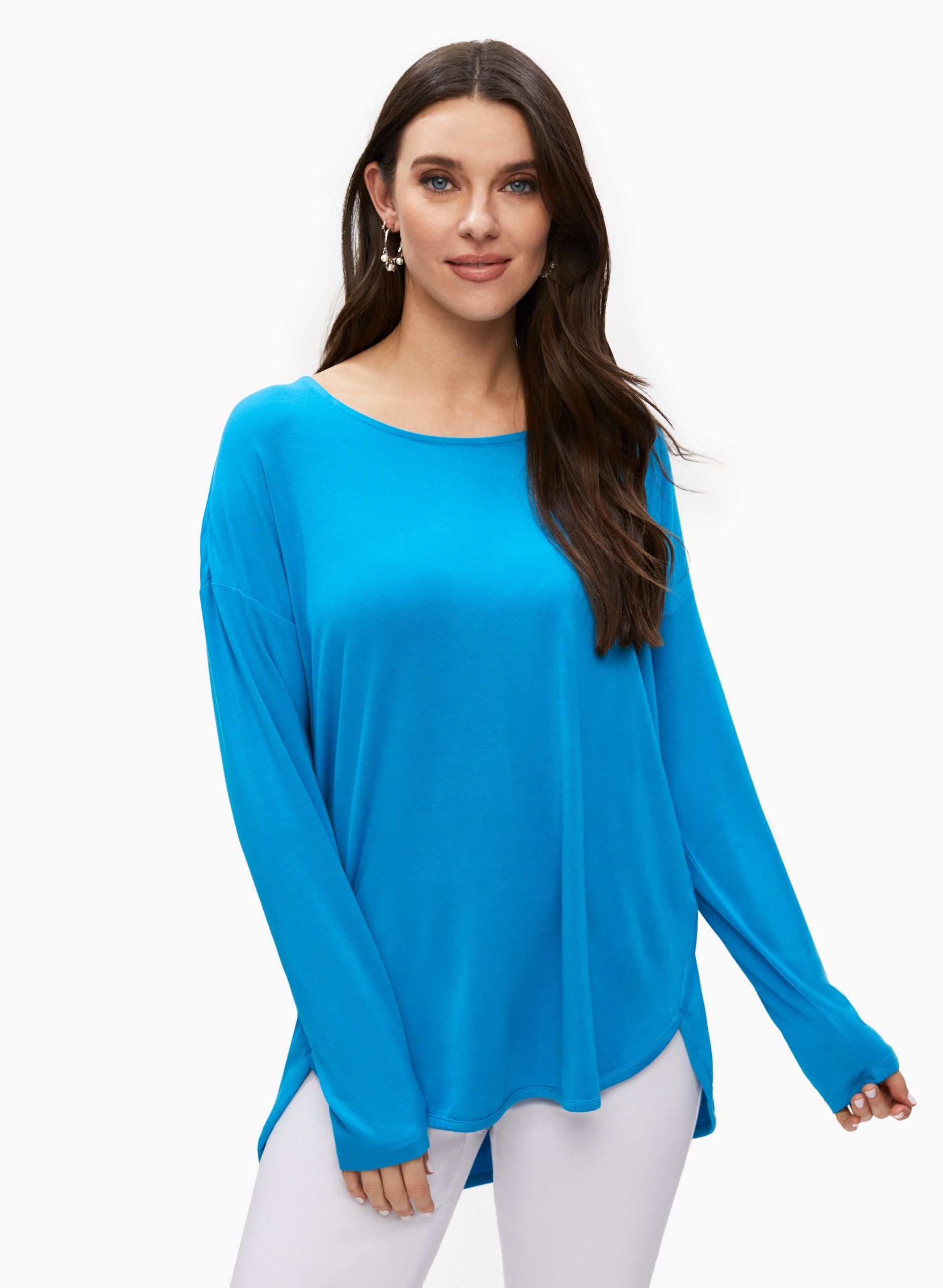 Long Sleeve Tunic Tee sold by Laura