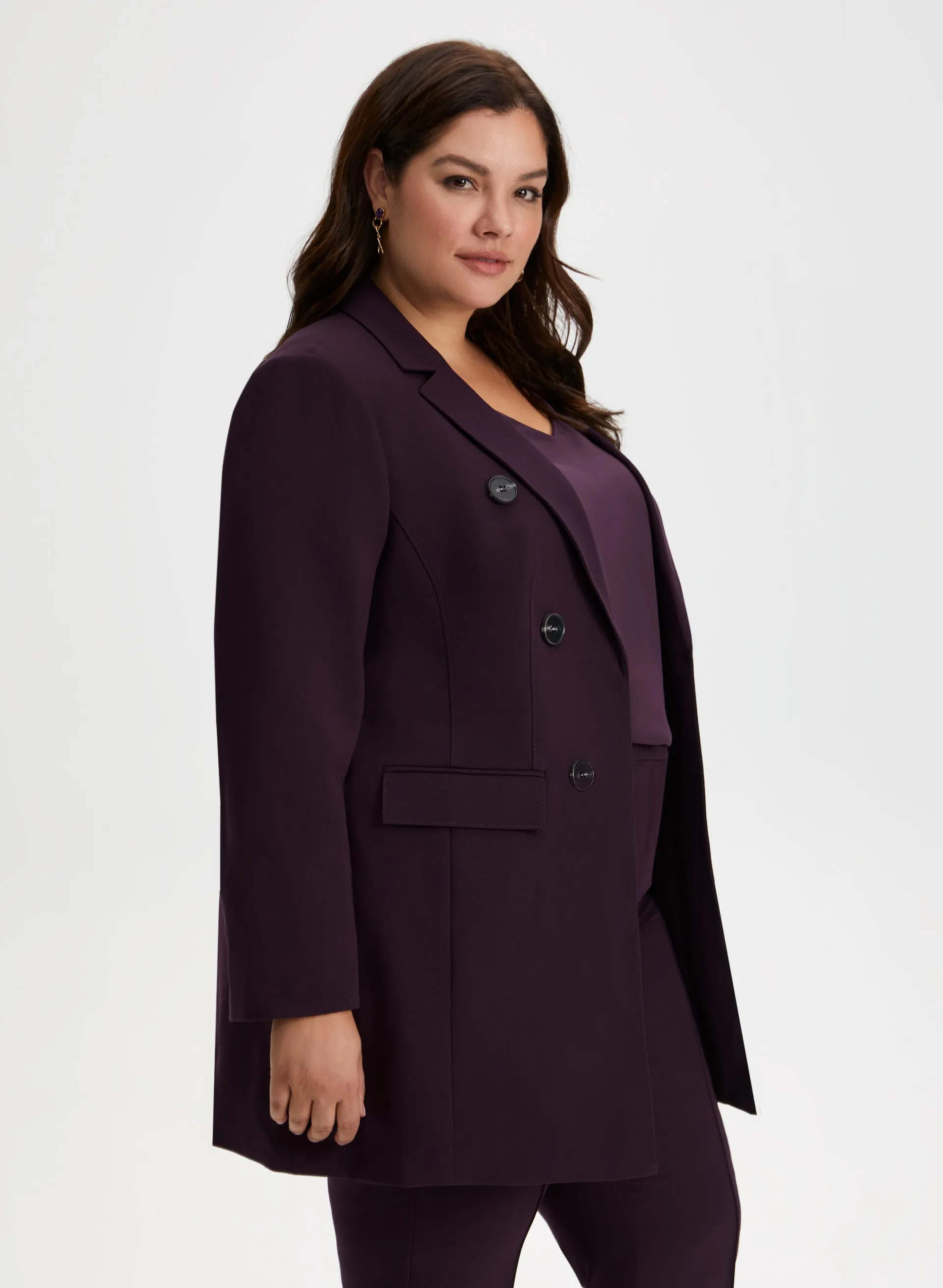 Long Button Detail Jacket sold by Laura product image thumbnail 5