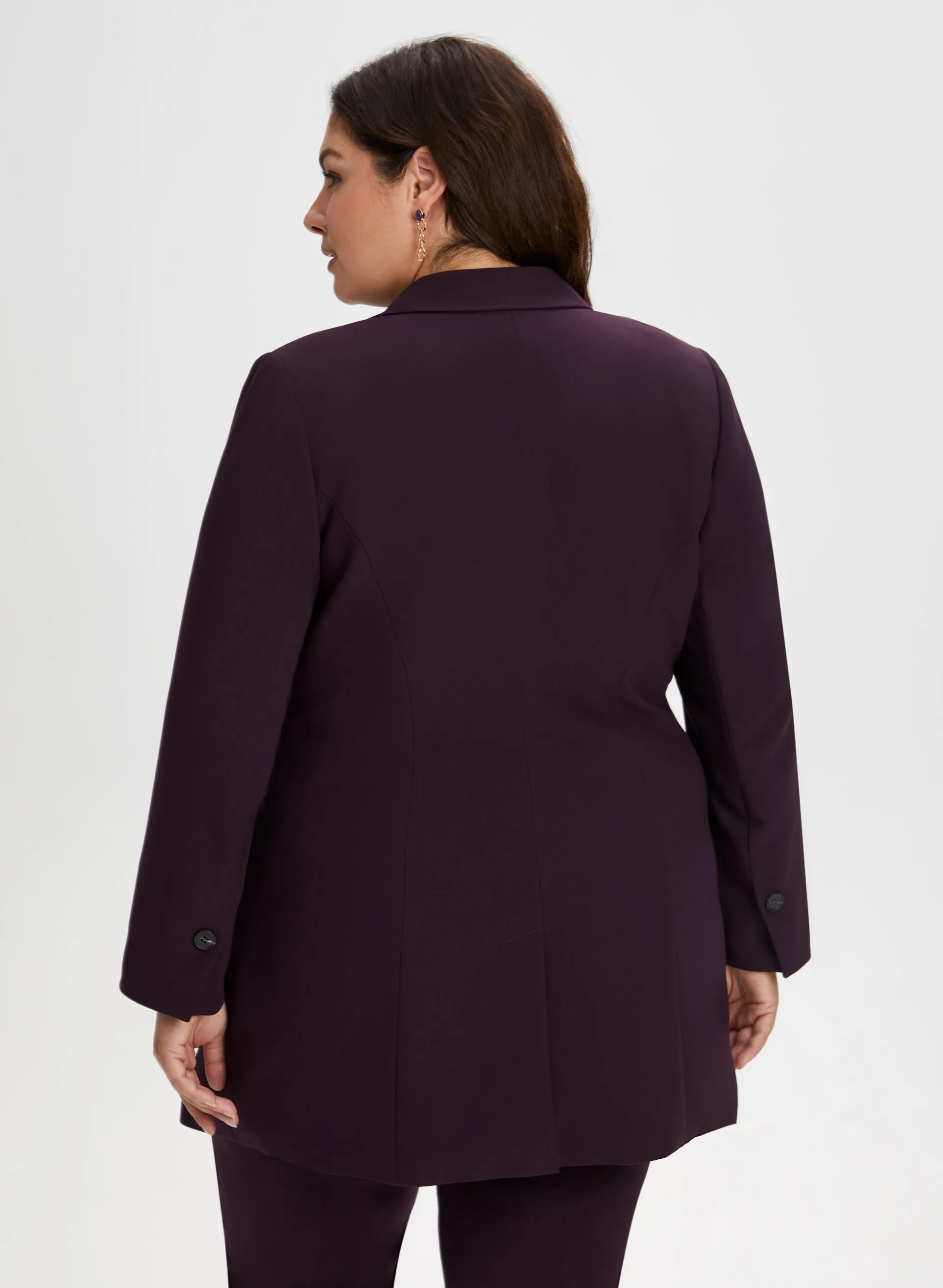 Long Button Detail Jacket sold by Laura product image thumbnail 2