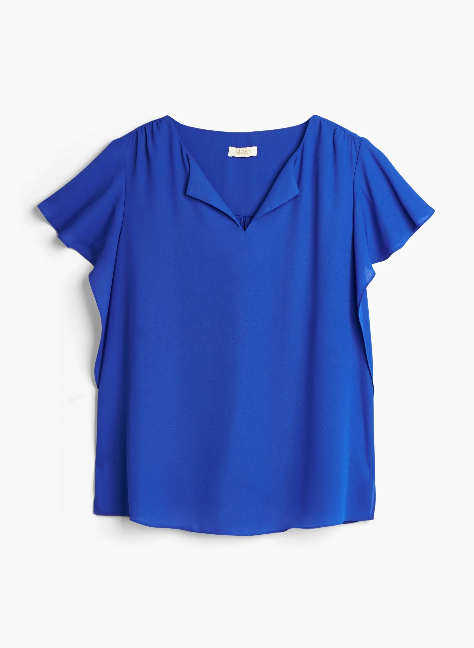 Short Ruffle Sleeve Blouse sold by Laura product image thumbnail 5