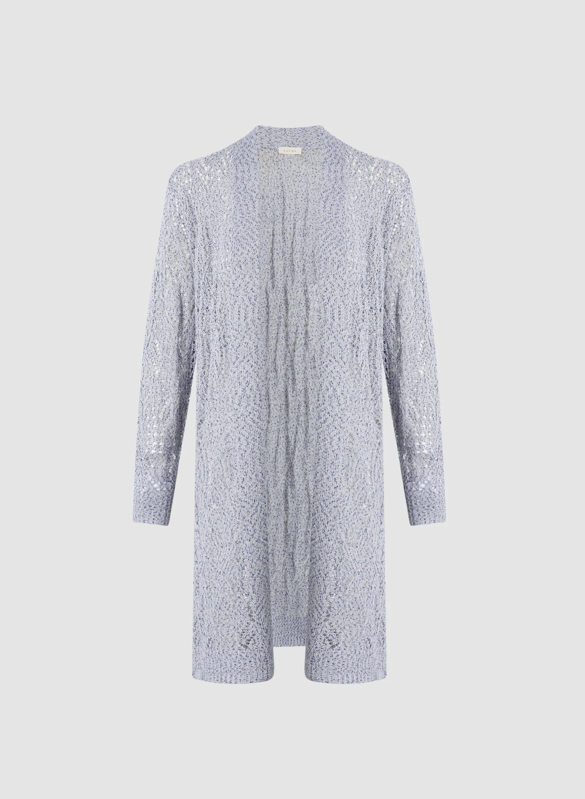 Textured Open-Knit Cardigan sold by Laura product image thumbnail 5