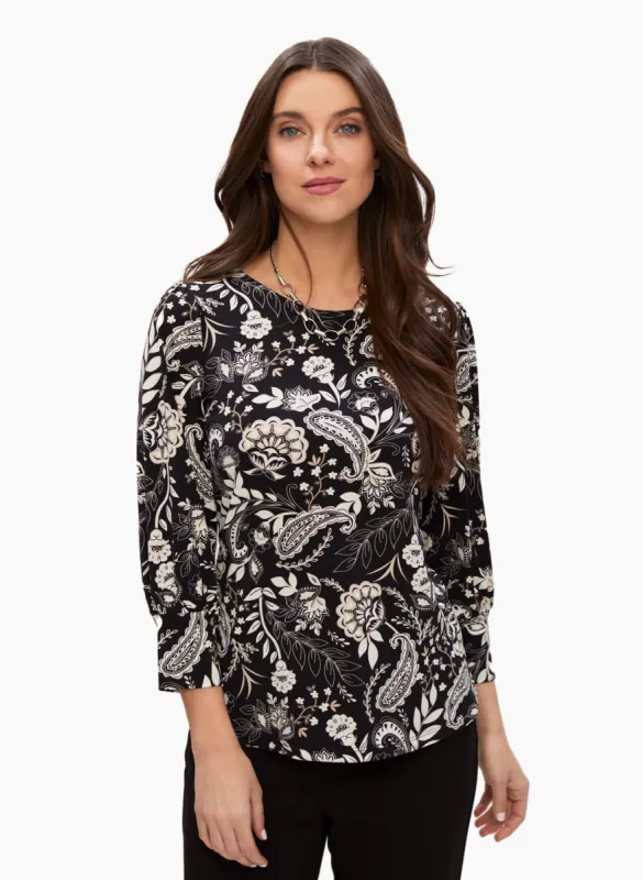 Paisley Print Top sold by Laura