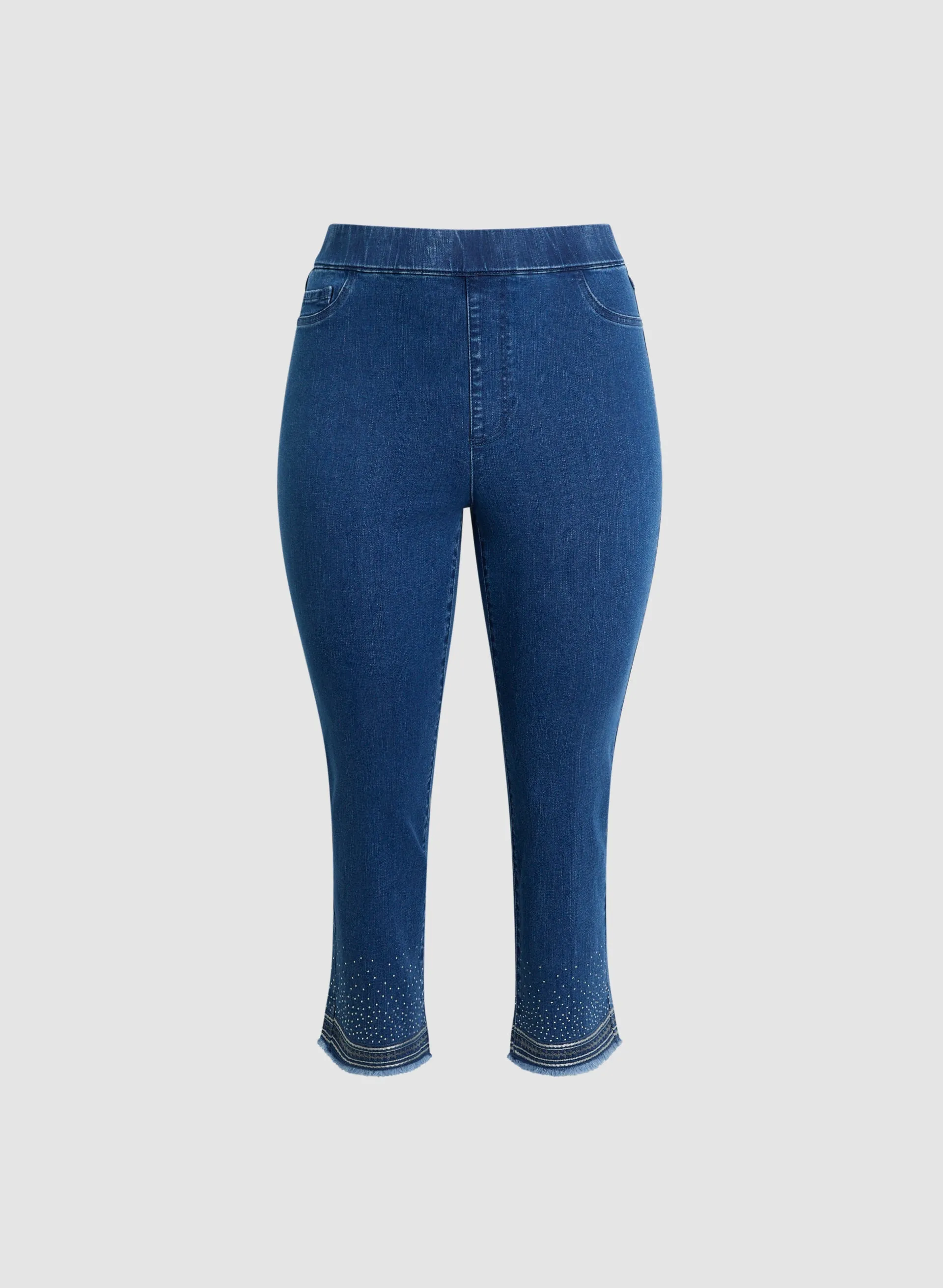 Sequin Hem Slim Leg Jeans sold by Laura product image thumbnail 5