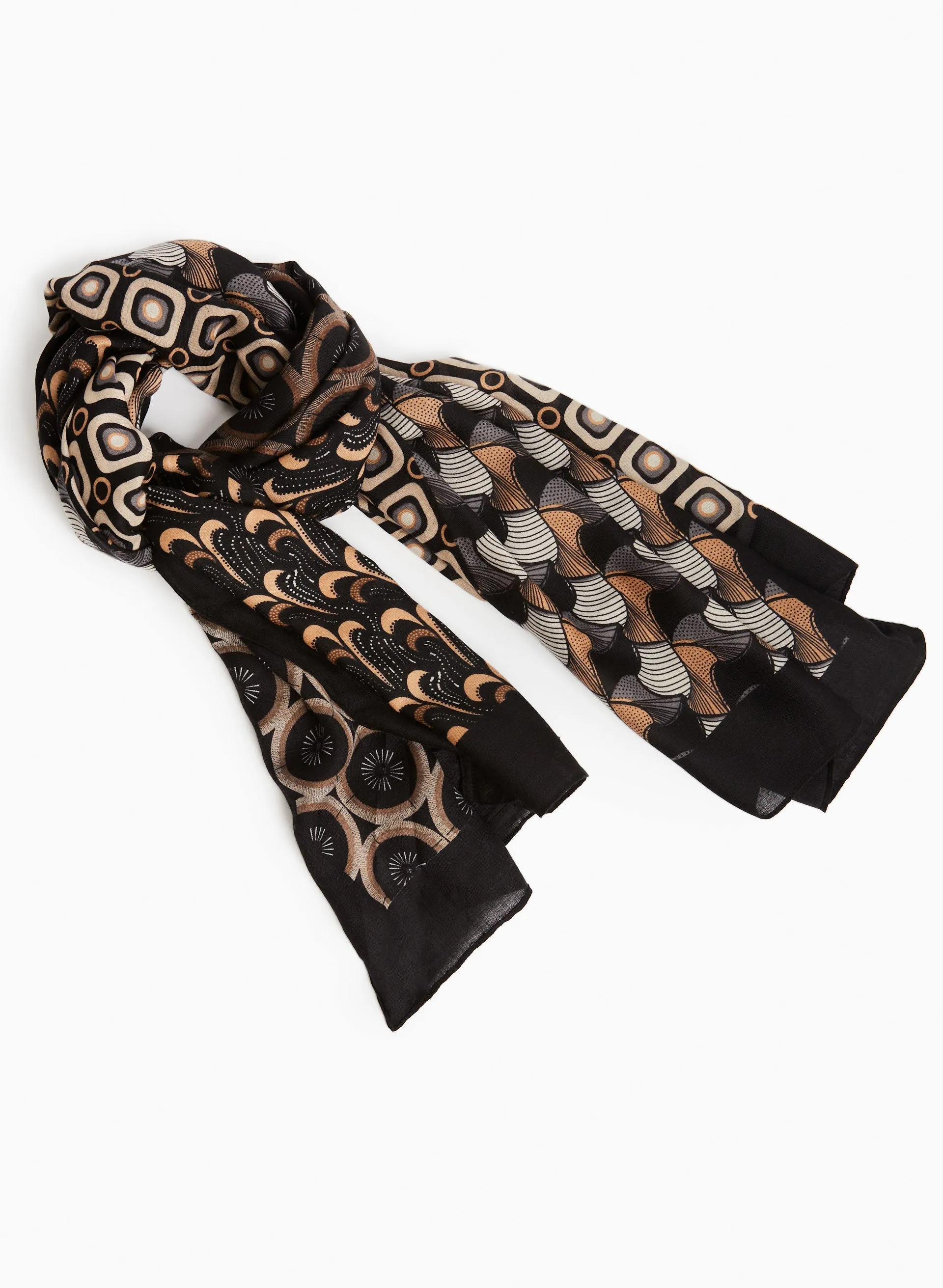 Mixed Print Scarf sold by Laura