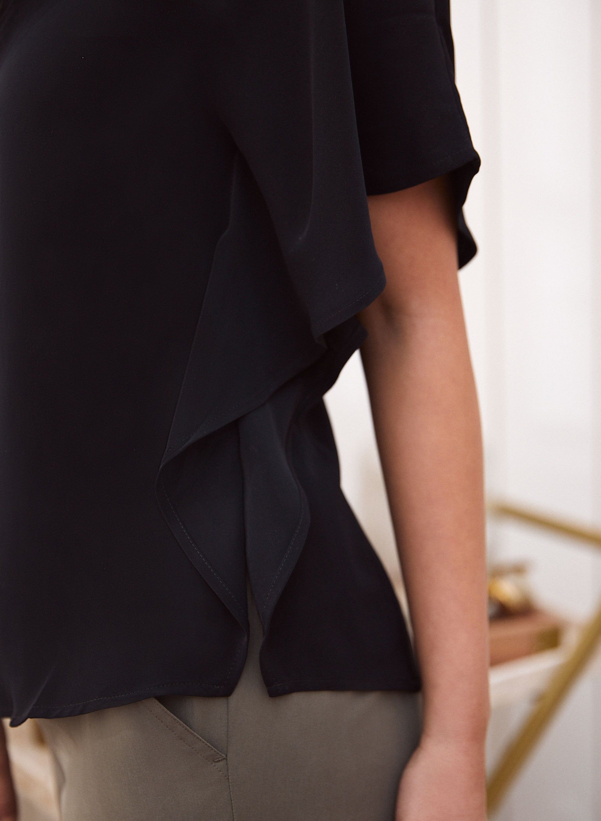 Flutter Detail Poncho Blouse sold by Laura product image thumbnail 2