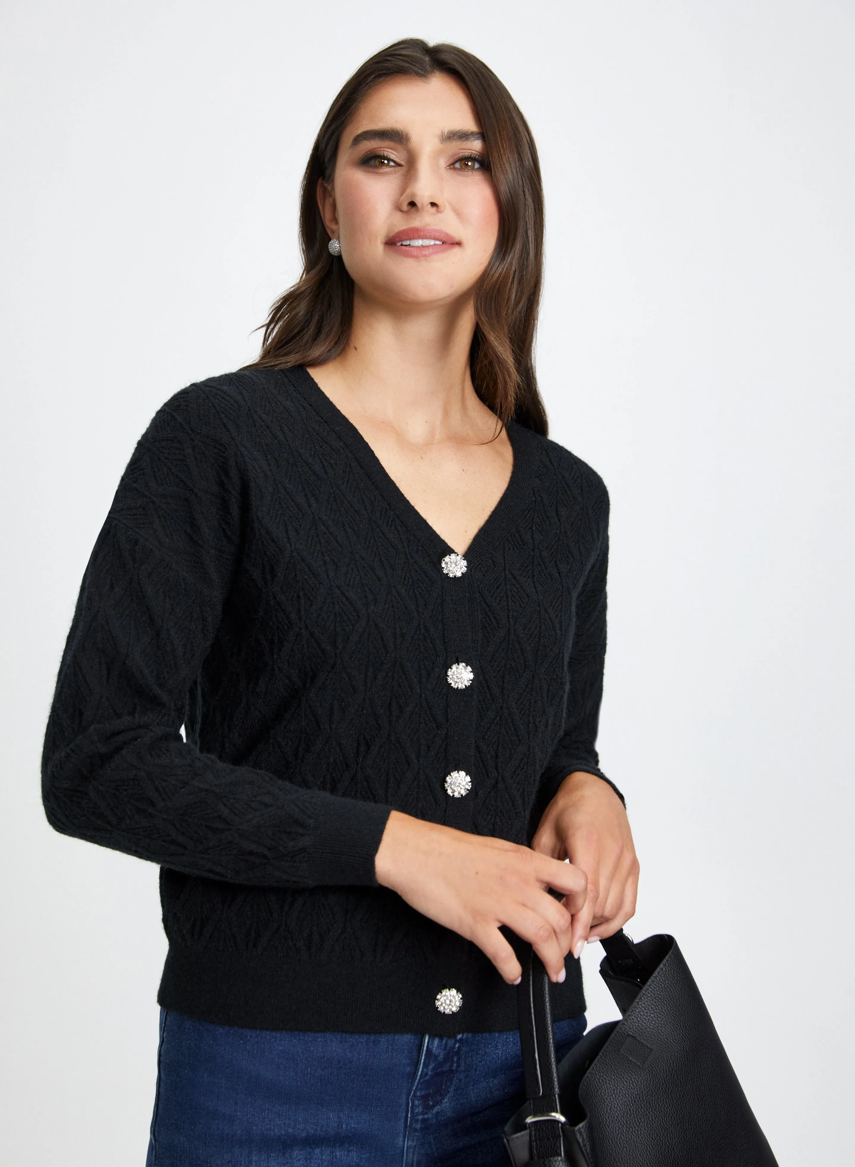 Embellished Button Cardigan sold by Laura product image thumbnail 5