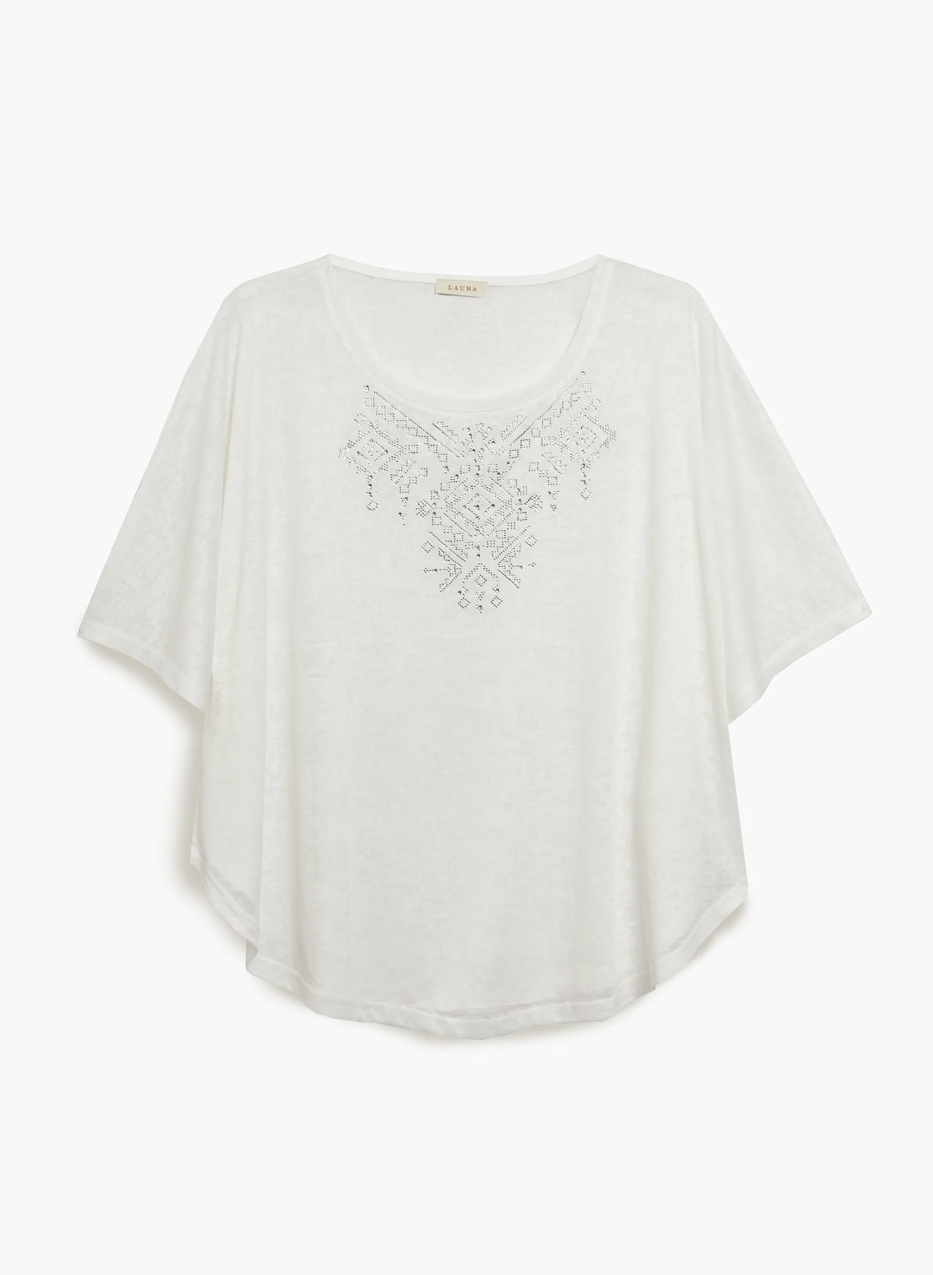 Embellished Burnout Tee sold by Laura product image thumbnail 5
