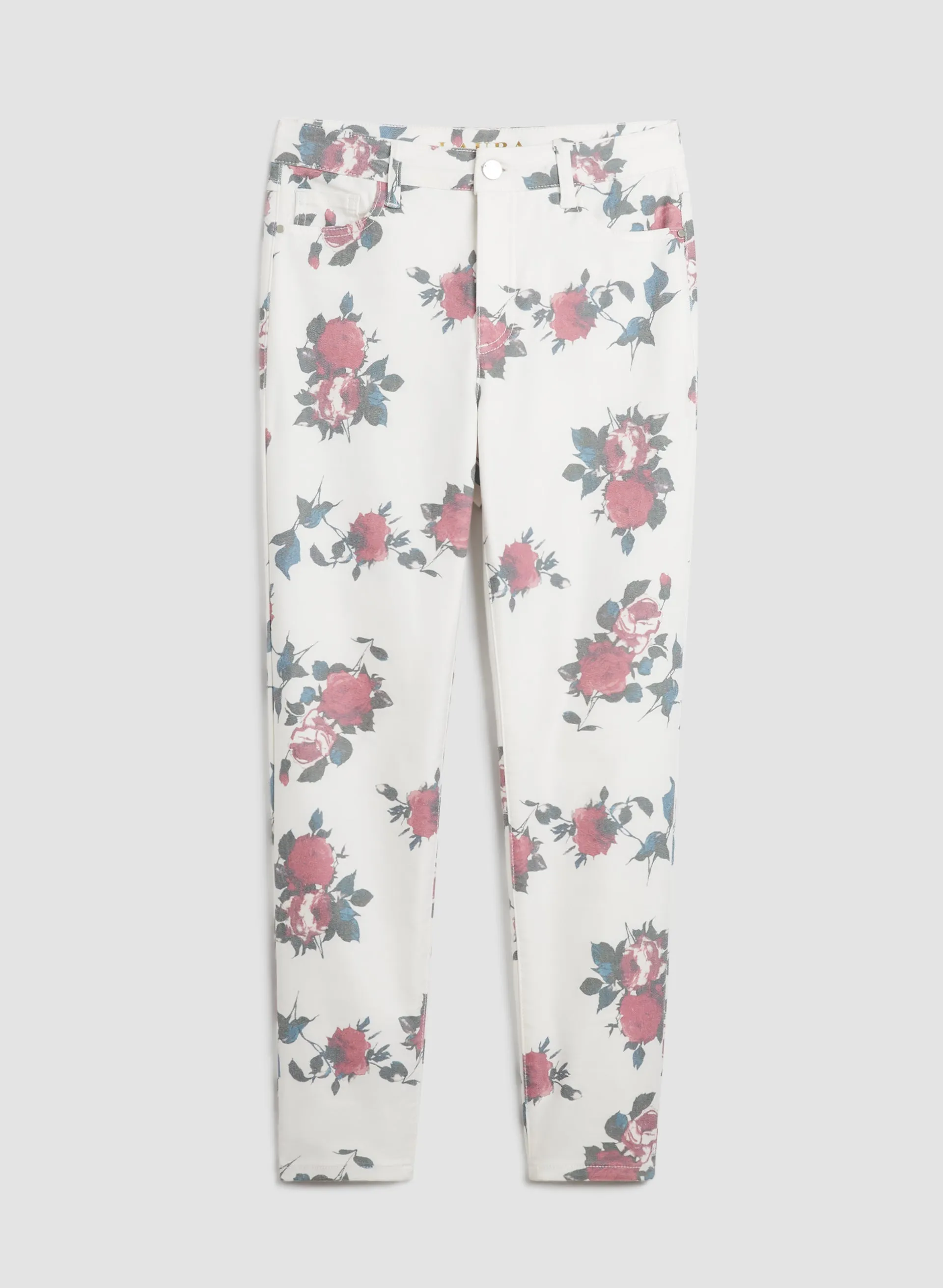 Floral Print Slim Leg Jeans sold by Laura product image thumbnail 5
