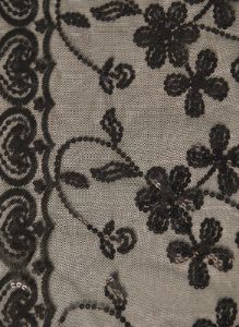 Sequined & Embroidered Evening Wrap sold by Laura