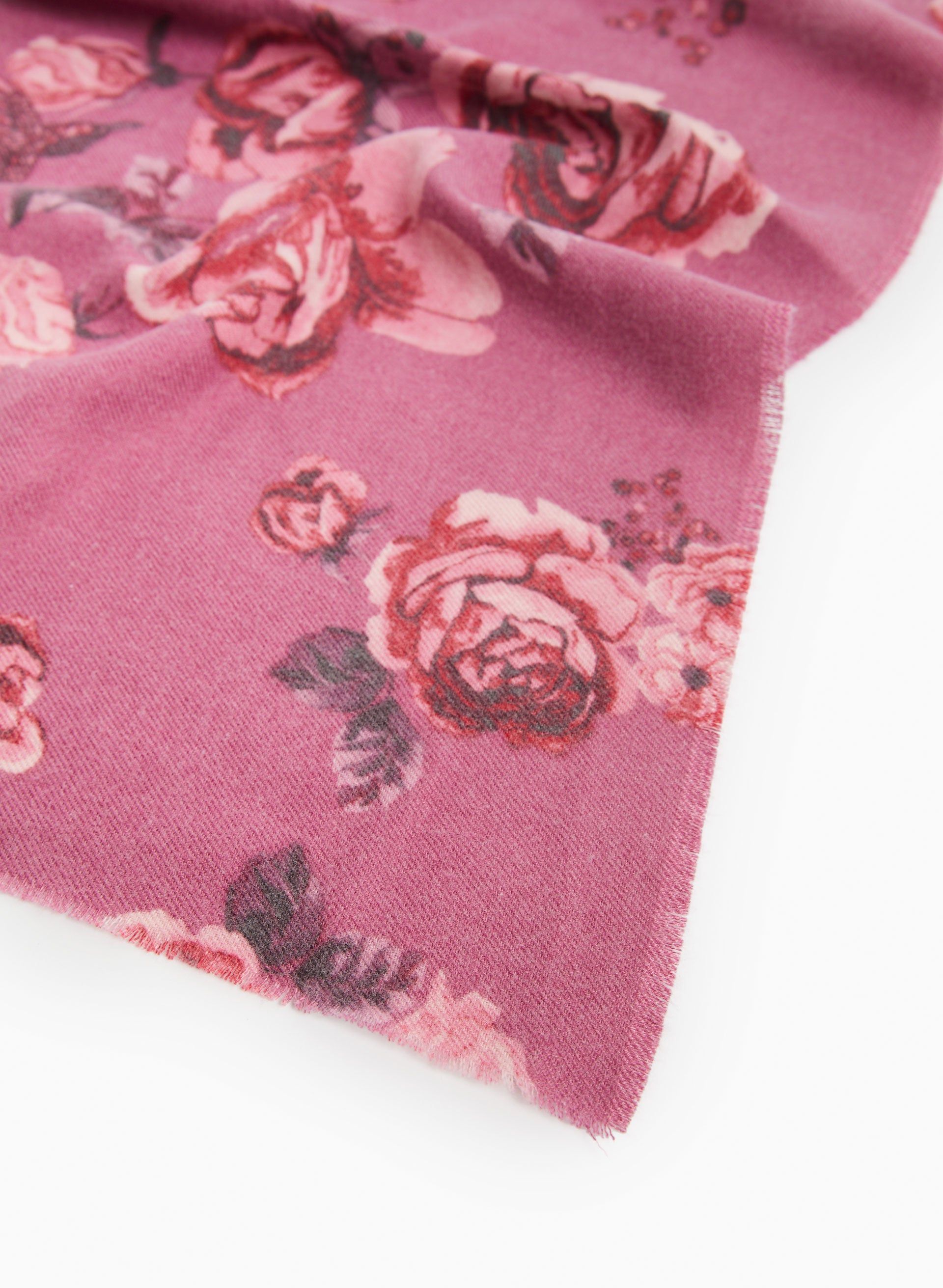 Rose Print Scarf sold by Laura product image thumbnail 2