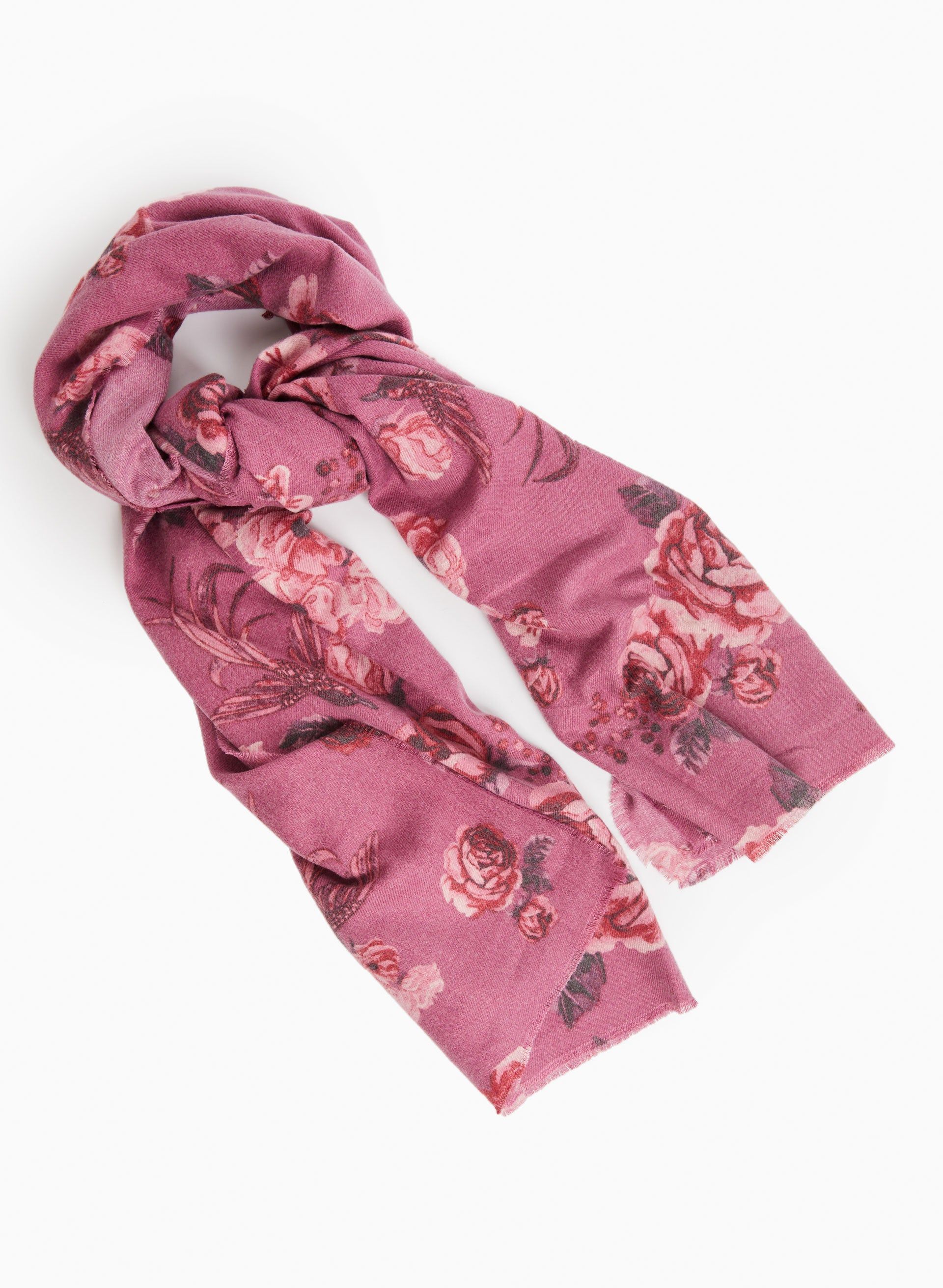 Rose Print Scarf sold by Laura