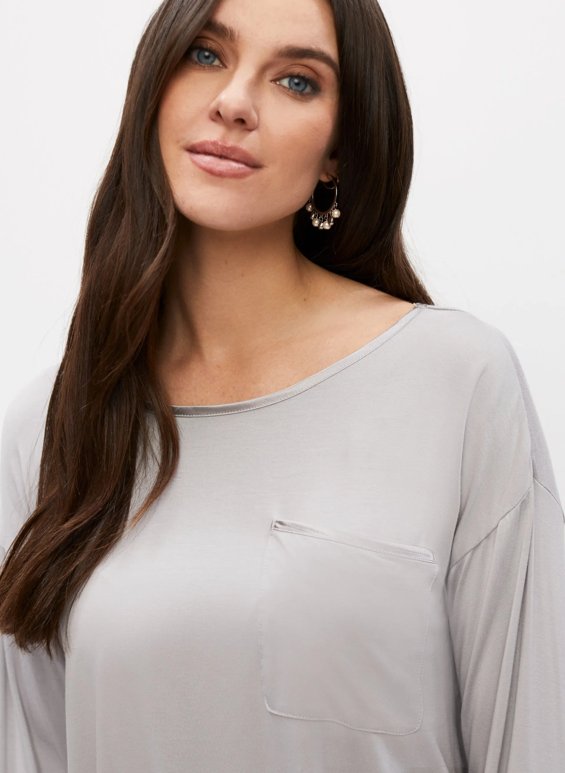 Satin Detail Top sold by Laura product image thumbnail 2