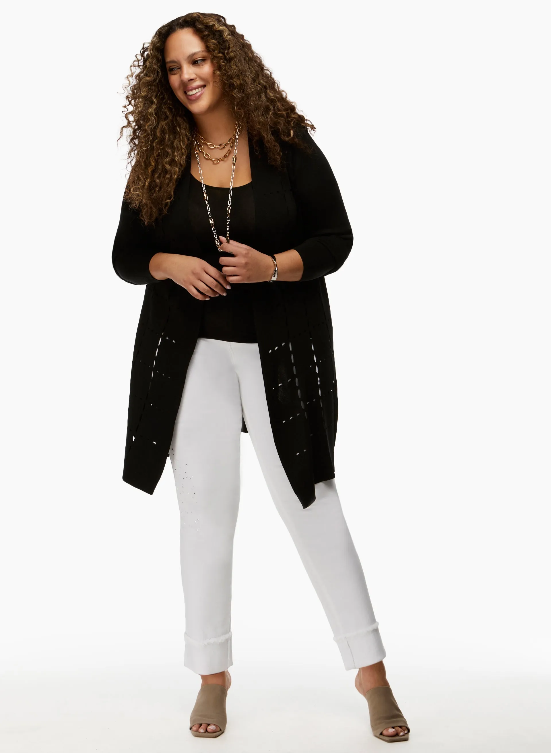 Joseph Ribkoff - Cutout Detail Cardigan sold by Laura product image thumbnail 2