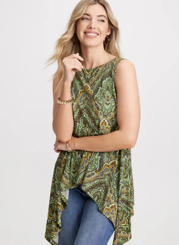 Sleeveless Paisley Top sold by Laura