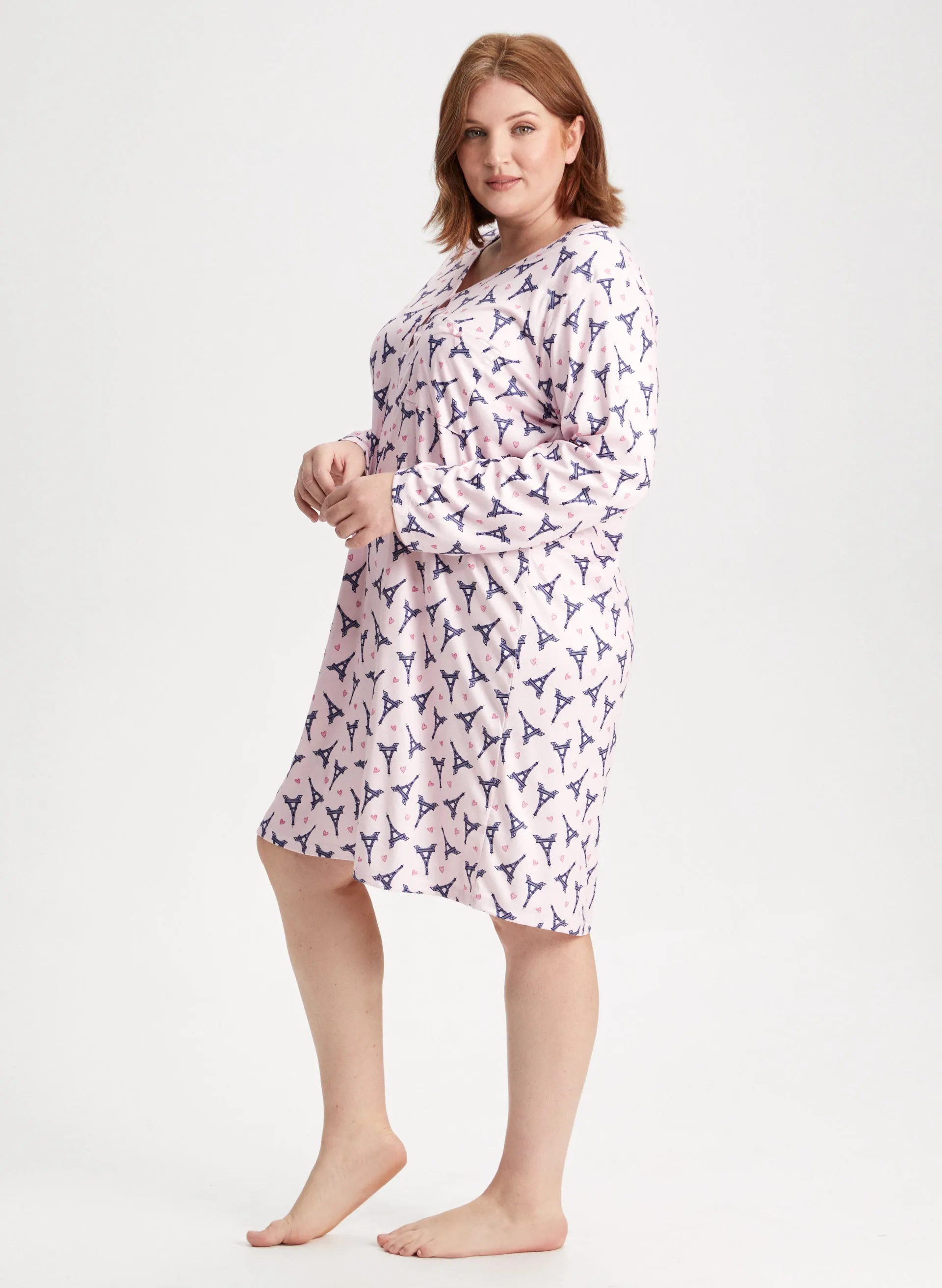 Paris Print Nightgown sold by Laura product image thumbnail 3