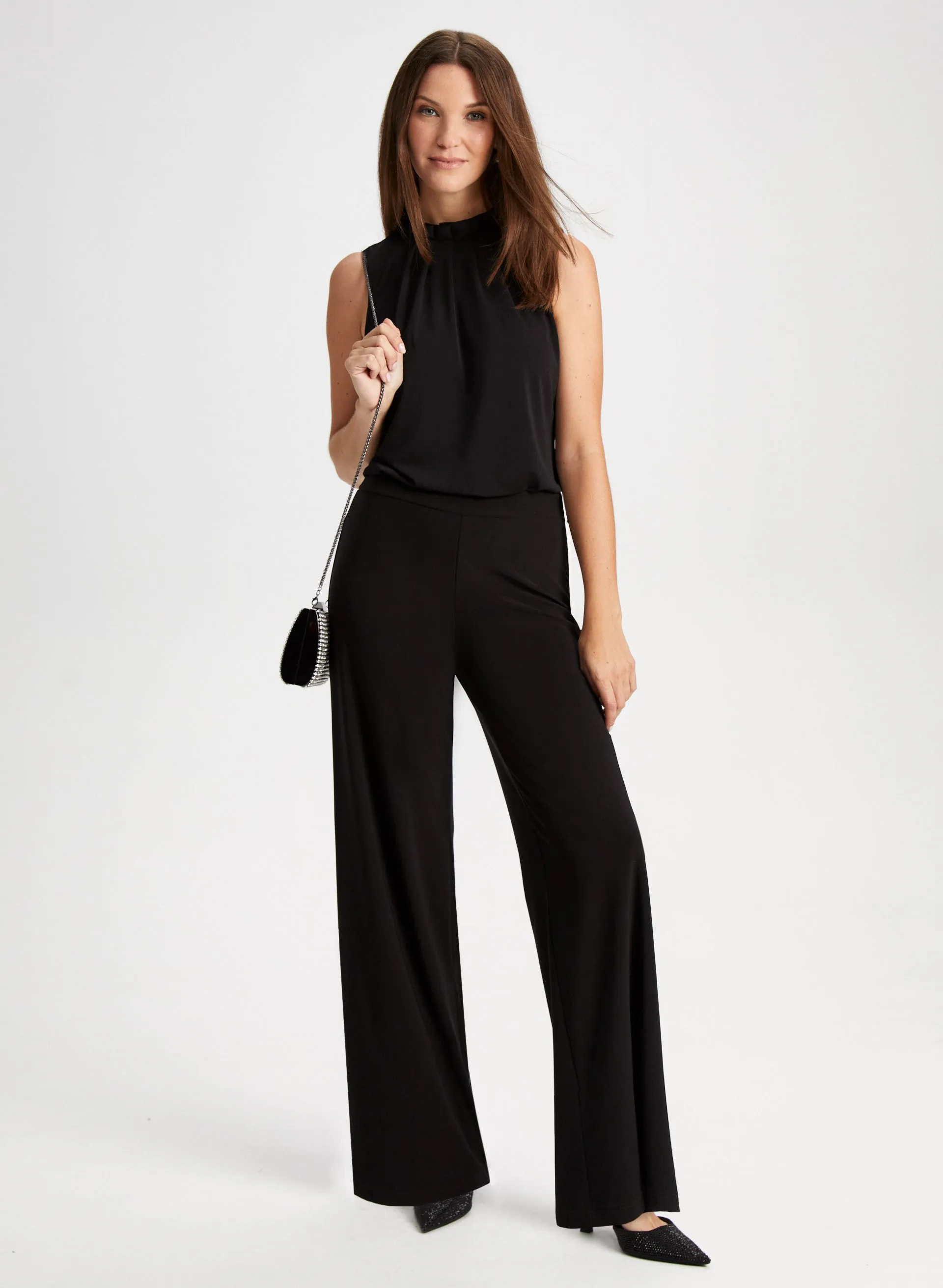 Pleated Mock Neck Top sold by Laura product image thumbnail 3