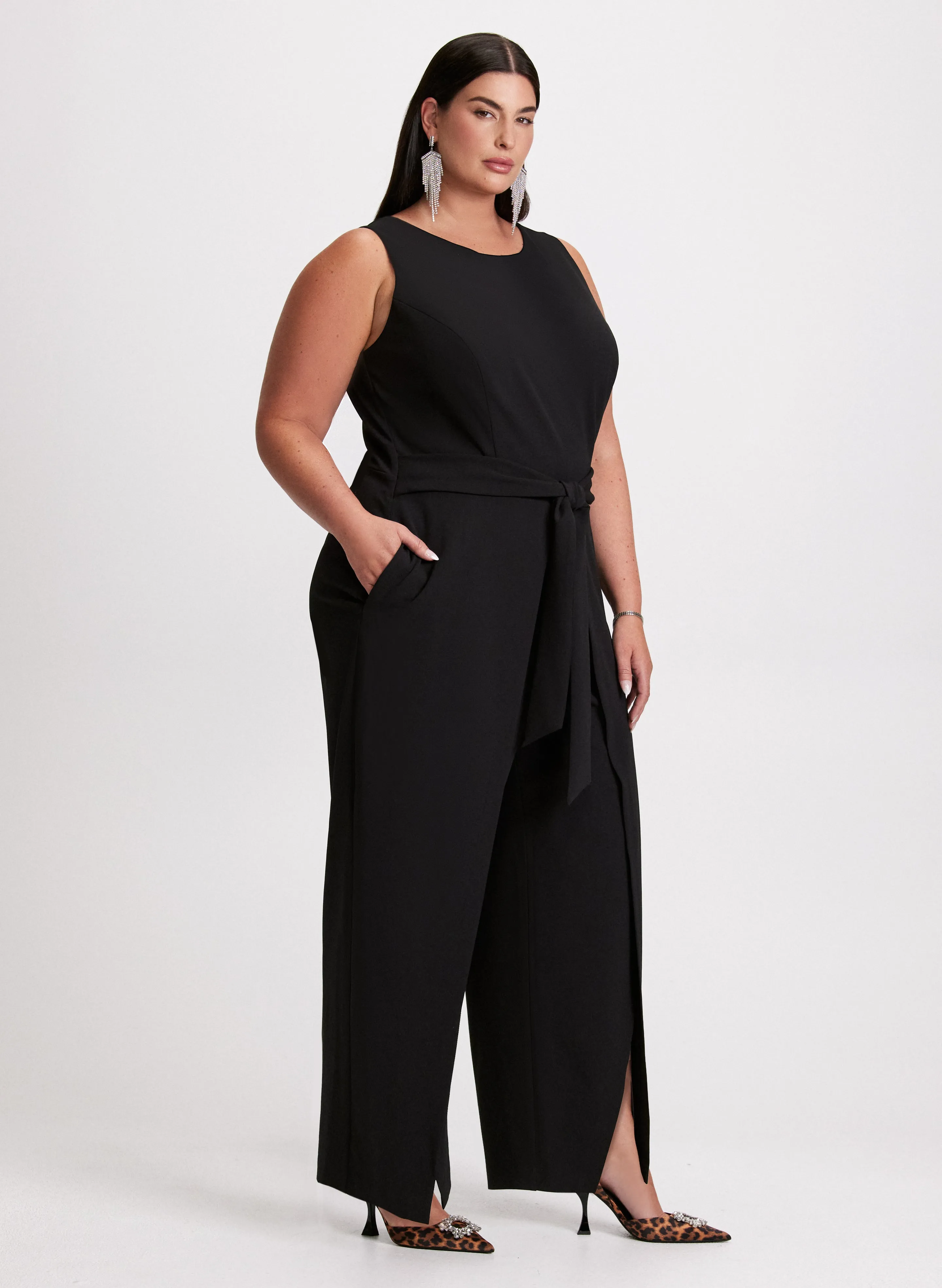 Sash Detail Wide Leg Jumpsuit sold by Laura product image thumbnail 2