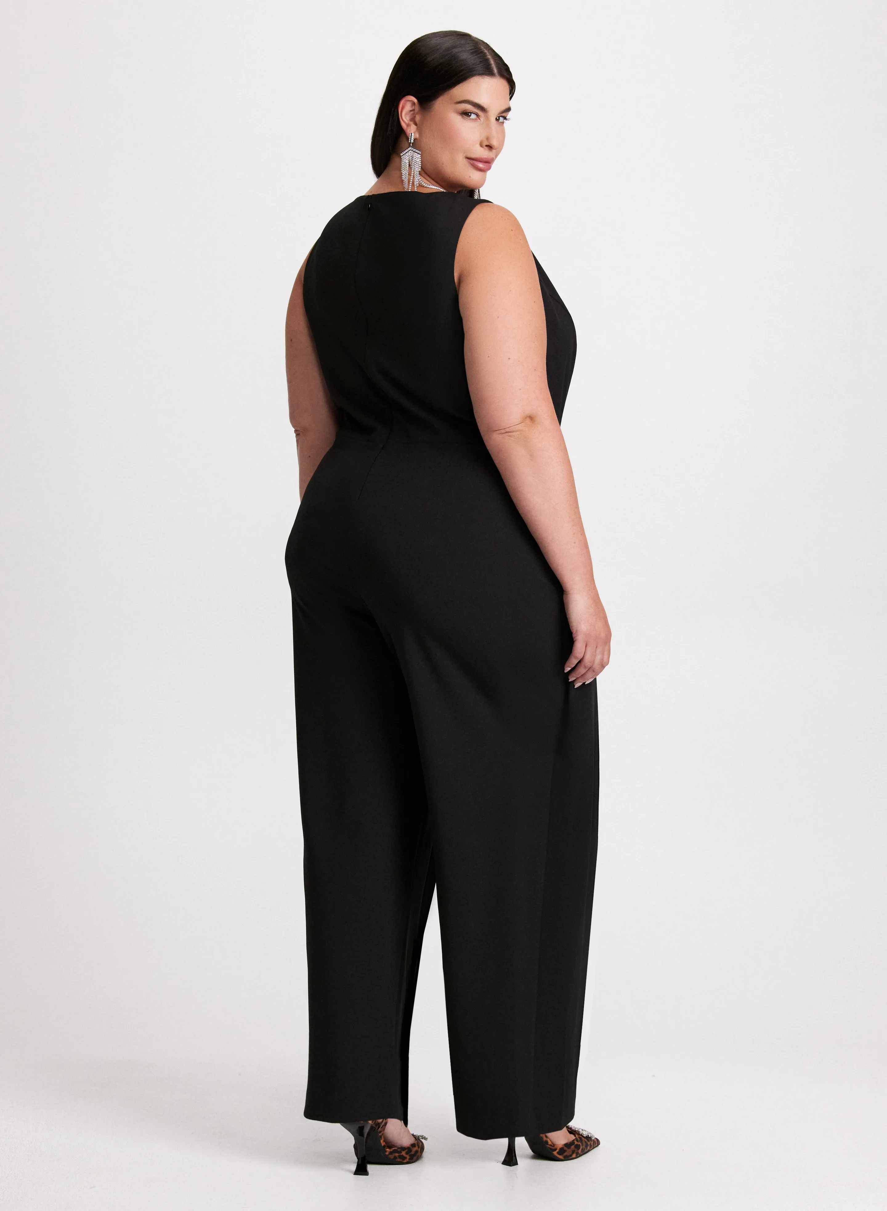 Sash Detail Wide Leg Jumpsuit sold by Laura product image thumbnail 3