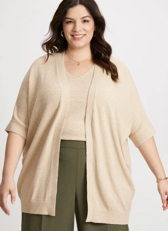 3/4 Sleeve Knit Cardigan sold by Laura