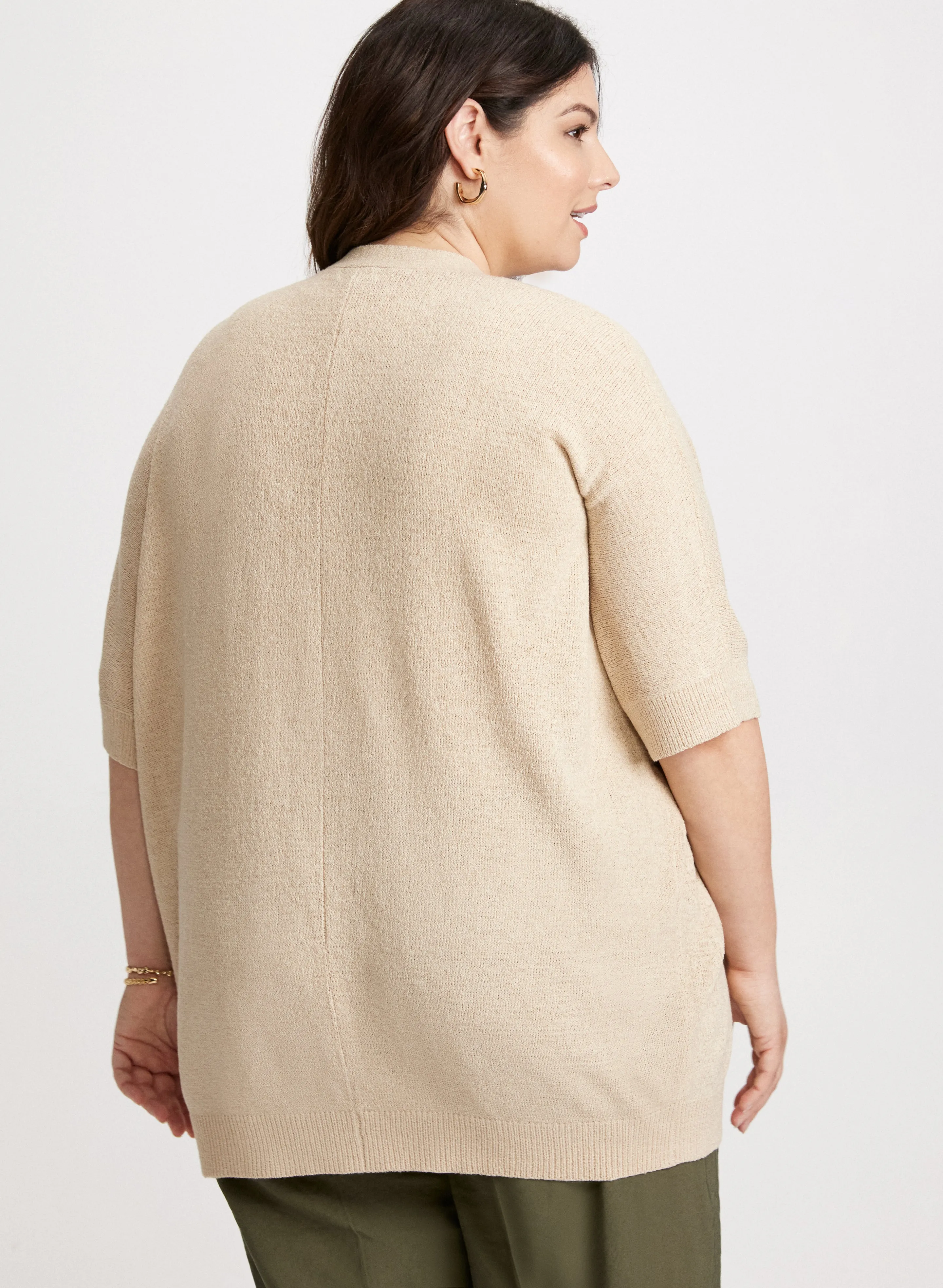 3/4 Sleeve Knit Cardigan sold by Laura product image thumbnail 4