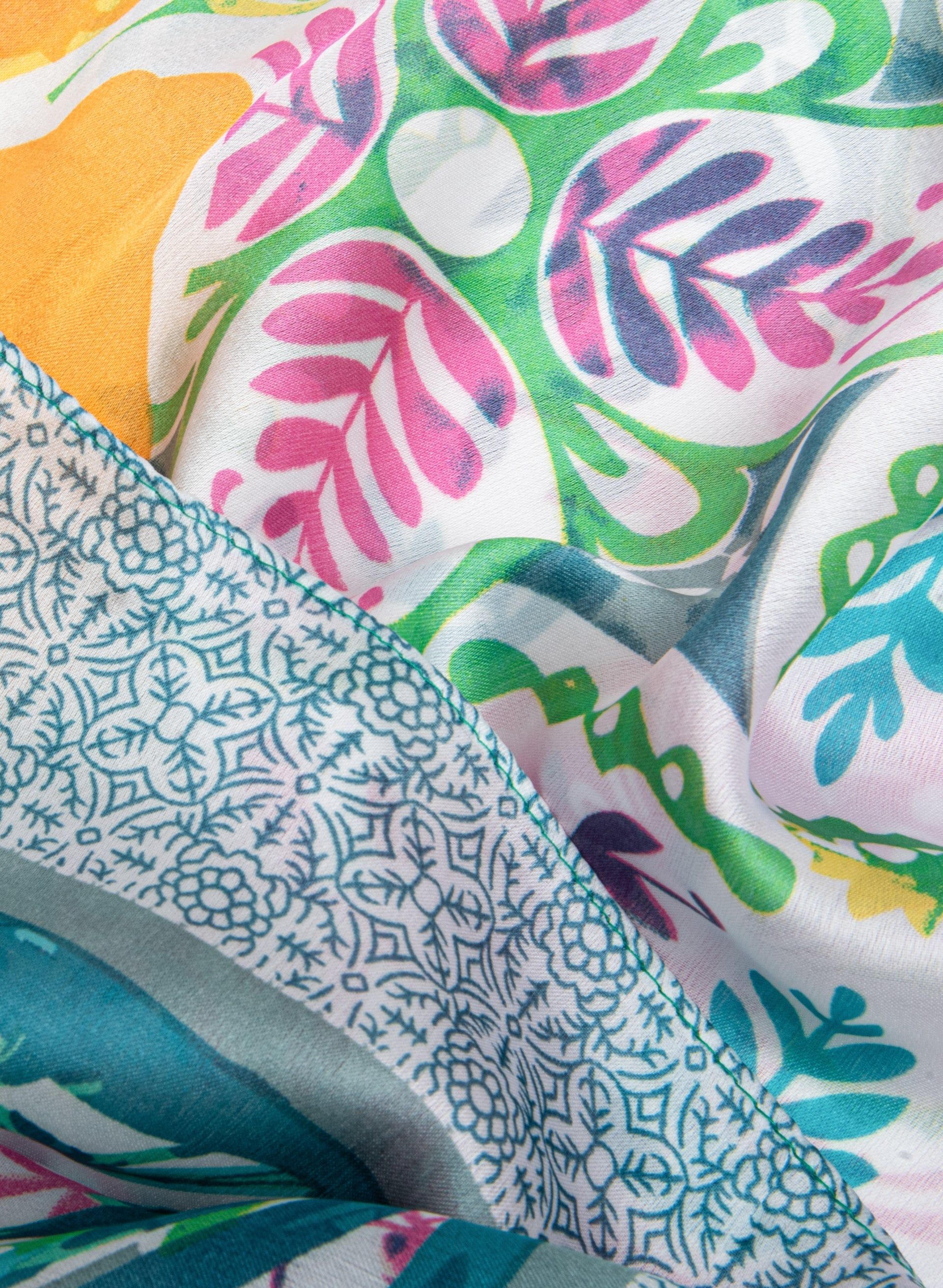 Tropical Print Scarf sold by Laura product image thumbnail 2