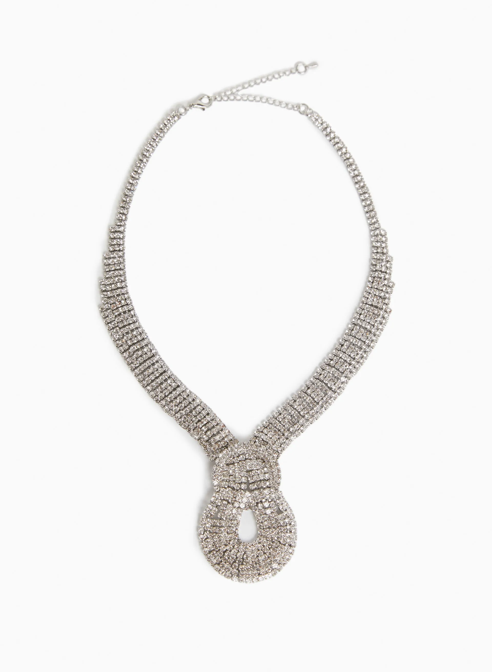 Rhinestone Statement Necklace sold by Laura