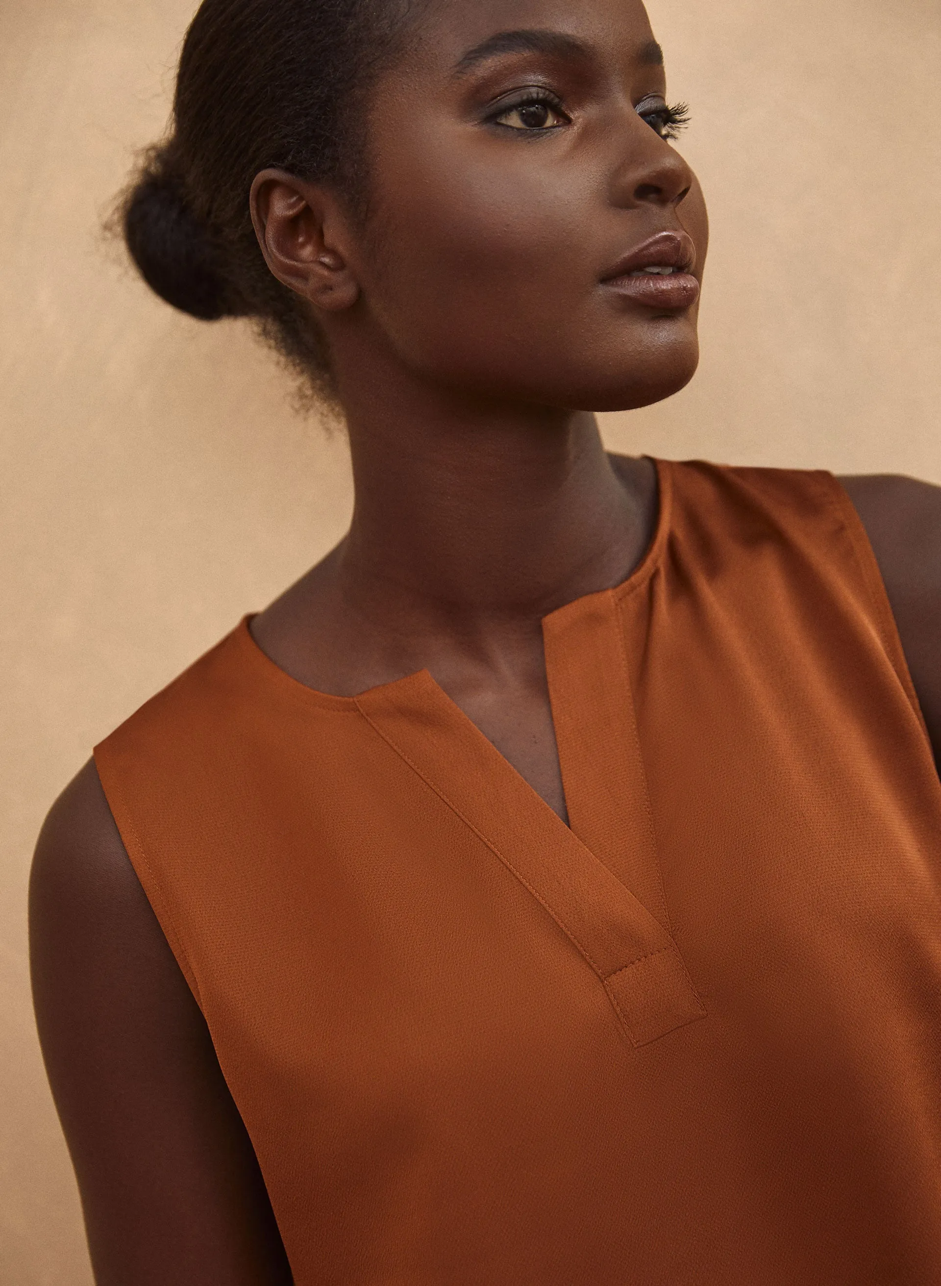 Sleeveless V-Neck Blouse sold by Laura product image thumbnail 2