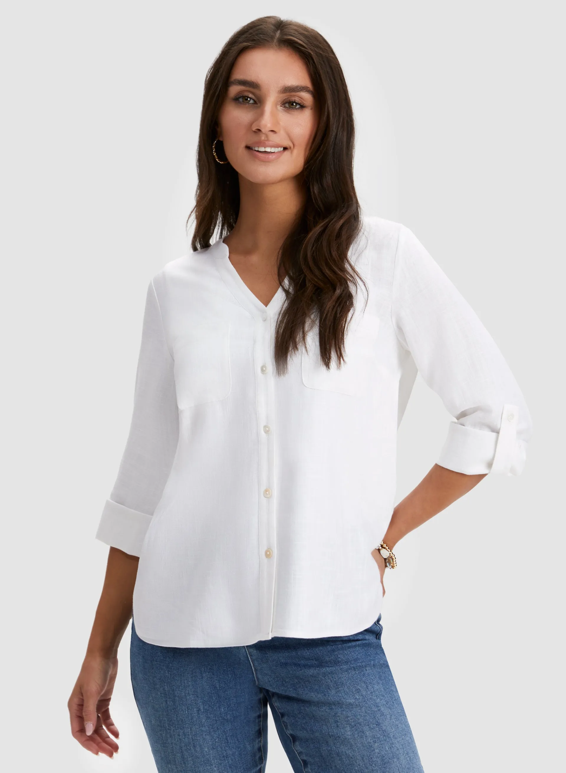 Button Front Blouse sold by Laura product image thumbnail 5