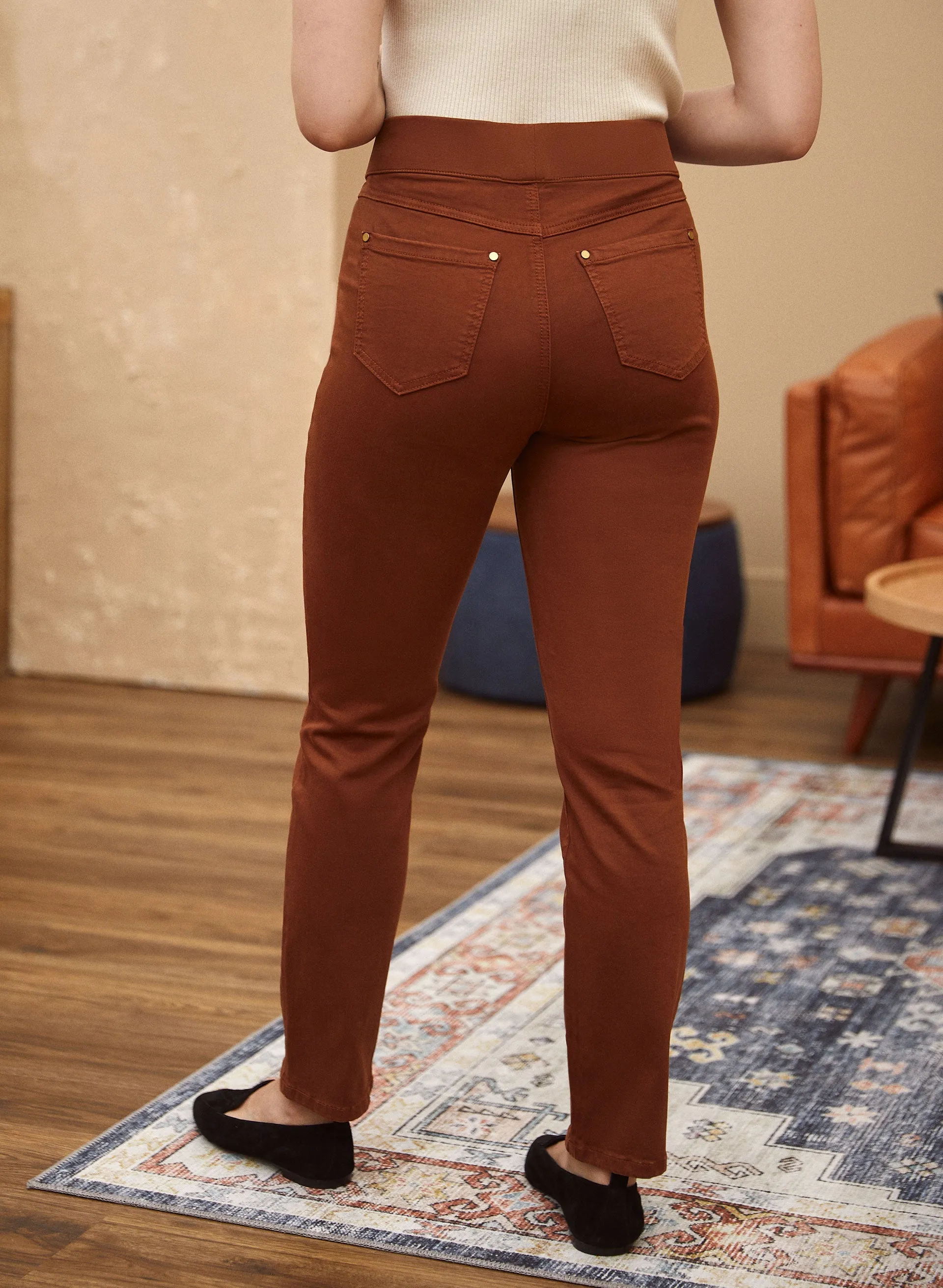 Pull-On Straight Leg Jeans sold by Laura product image thumbnail 2