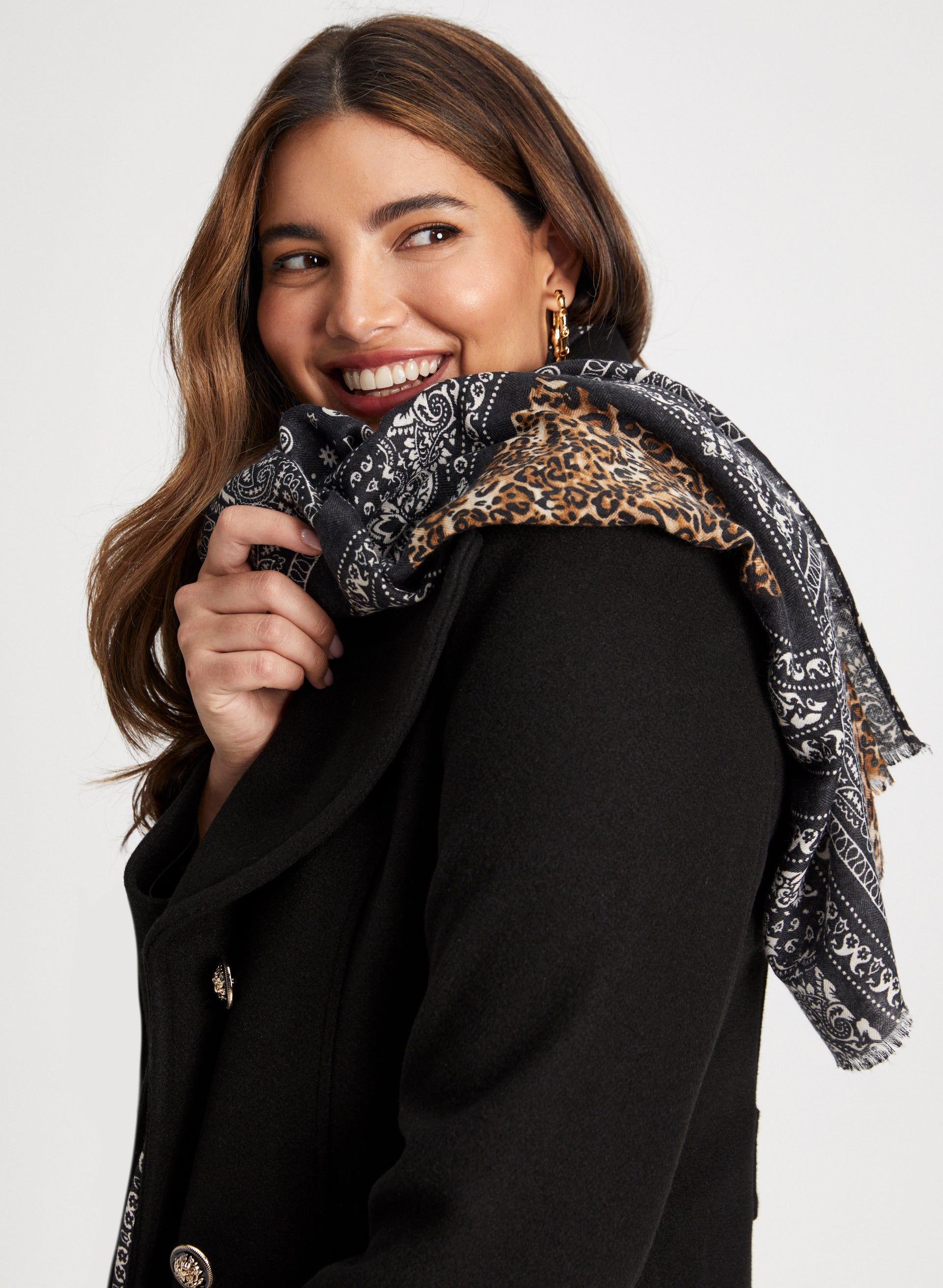 Mosaic Print Scarf sold by Laura