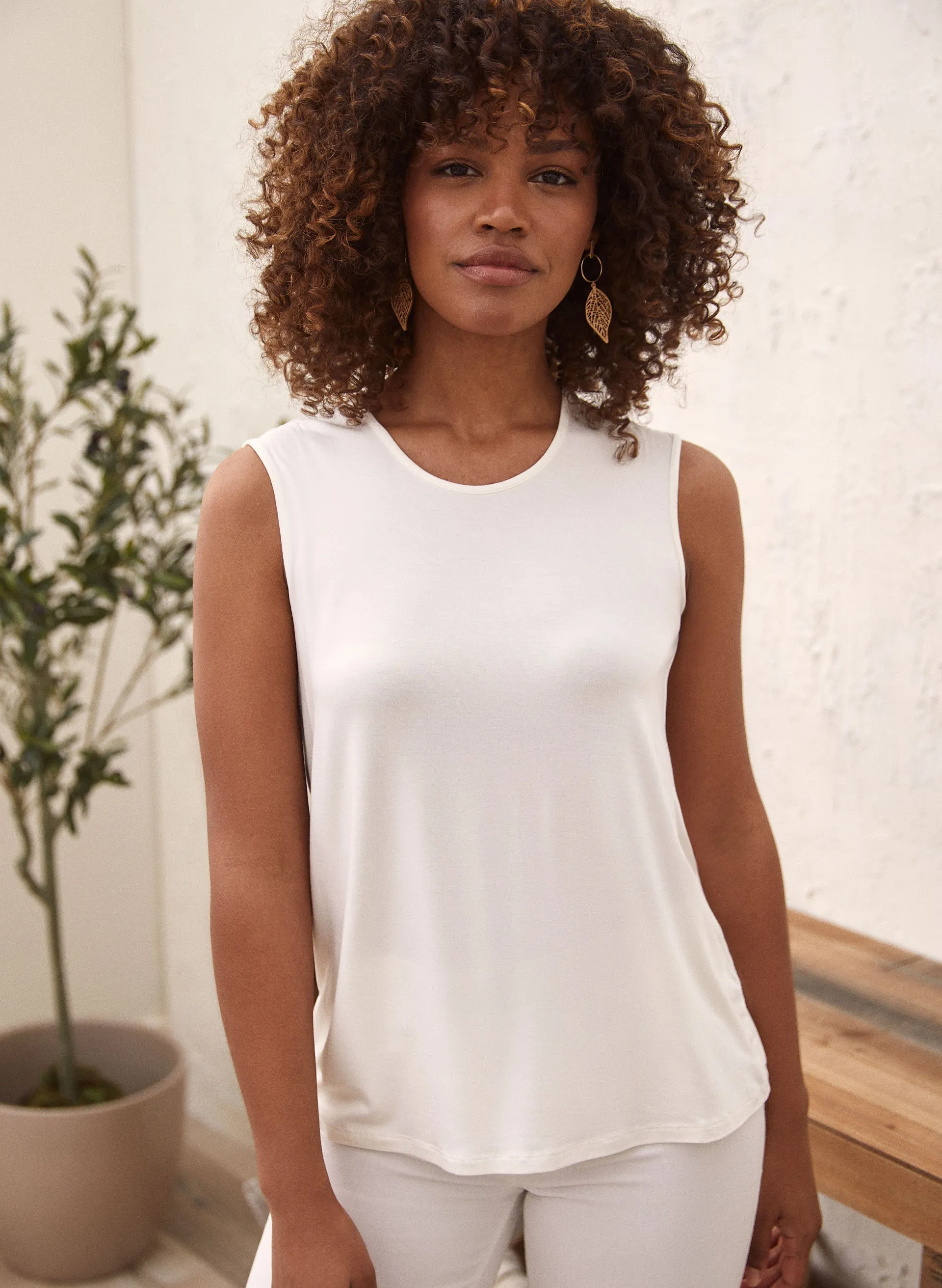 Basic Scoop Neck Cami sold by Laura