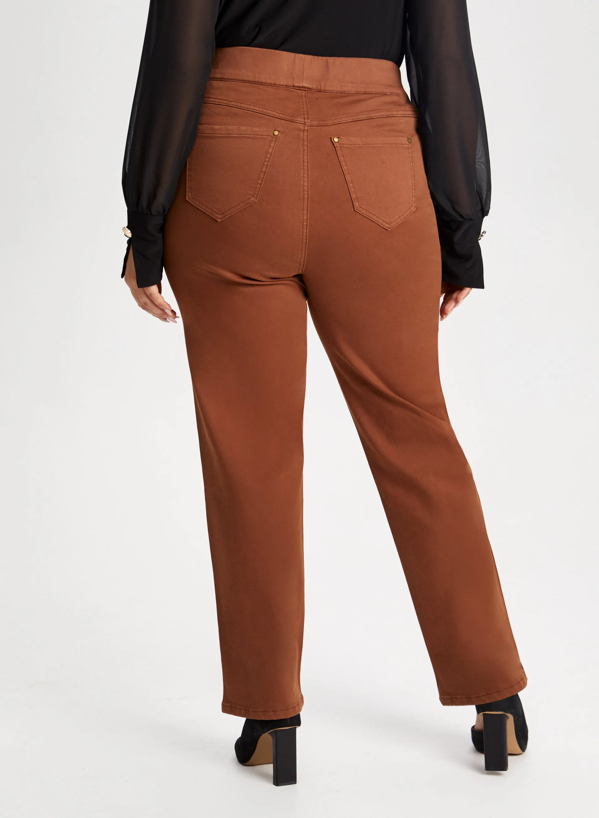 Pull-On Straight Leg Jeans sold by Laura product image thumbnail 2
