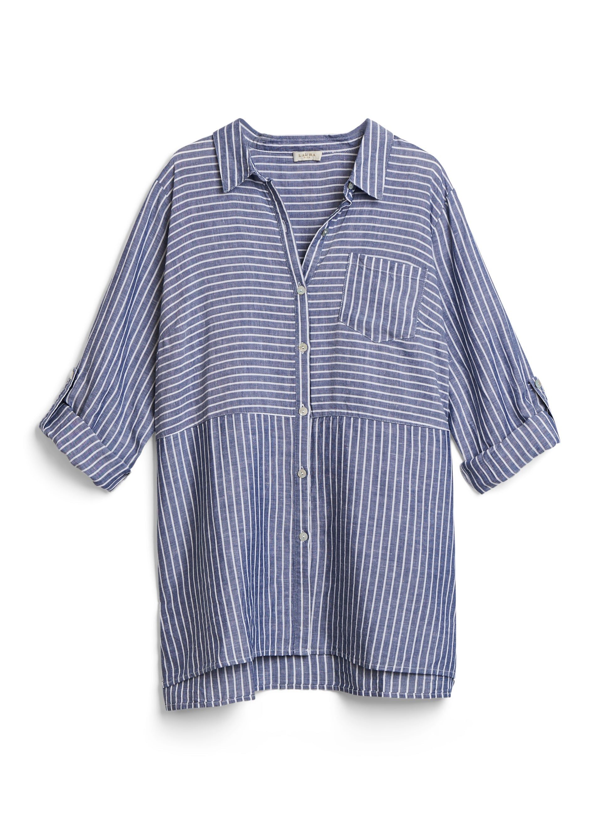 Striped Tunic Blouse sold by Laura product image thumbnail 5