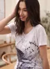 Vex - Floral Print Burnout Tee sold by Laura