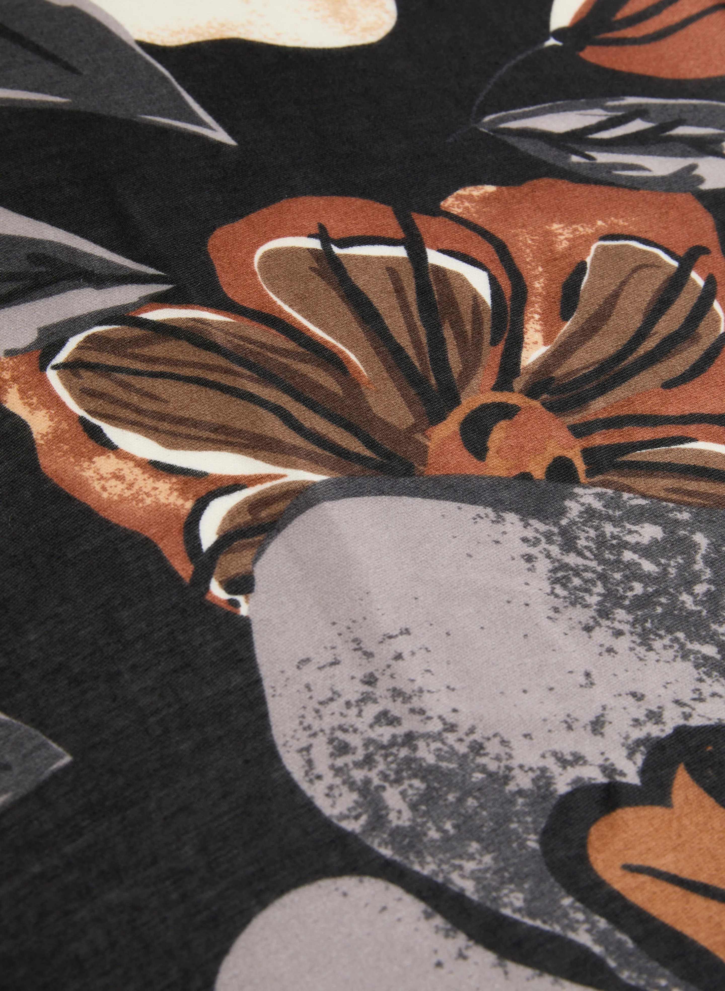 Floral Motif Rectangular Scarf sold by Laura product image thumbnail 2