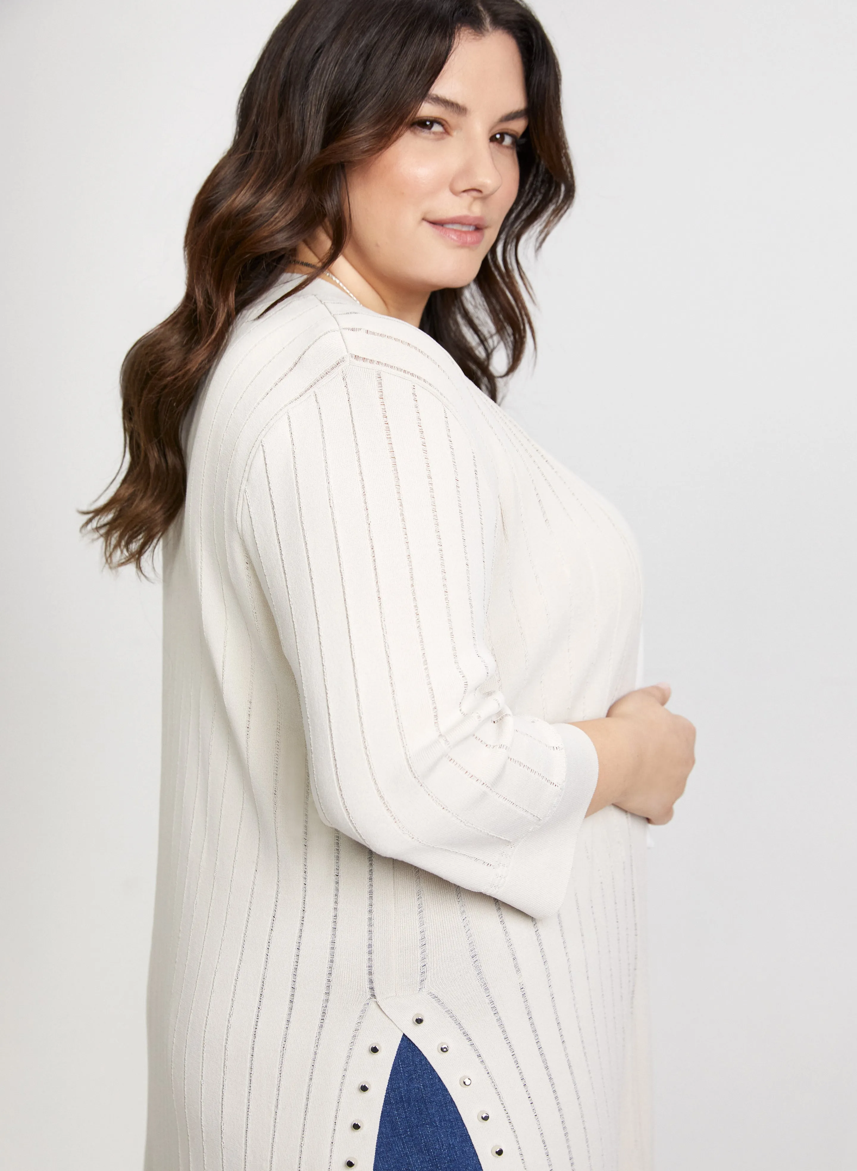 Joseph Ribkoff - Bead Detail Open Front Cardigan sold by Laura product image thumbnail 5