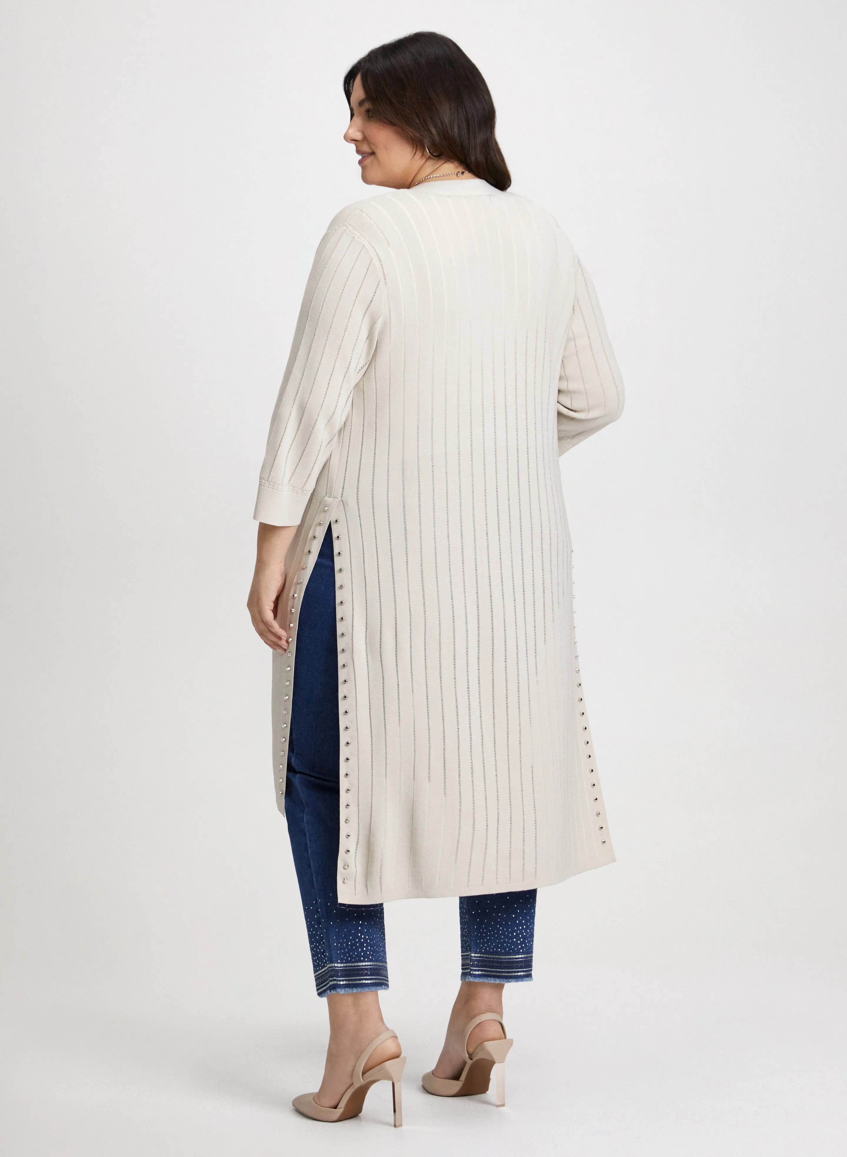 Joseph Ribkoff - Bead Detail Open Front Cardigan sold by Laura product image thumbnail 3