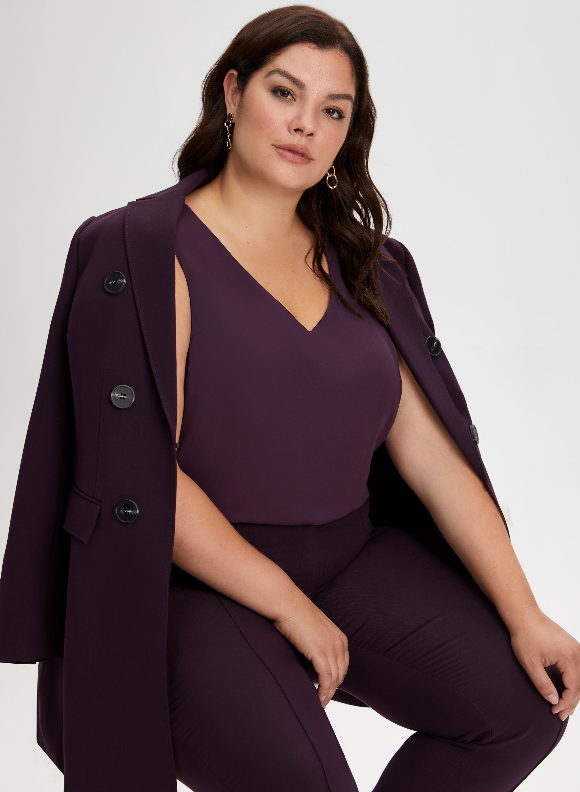 Sleeveless V-Neck Blouse sold by Laura product image thumbnail 5