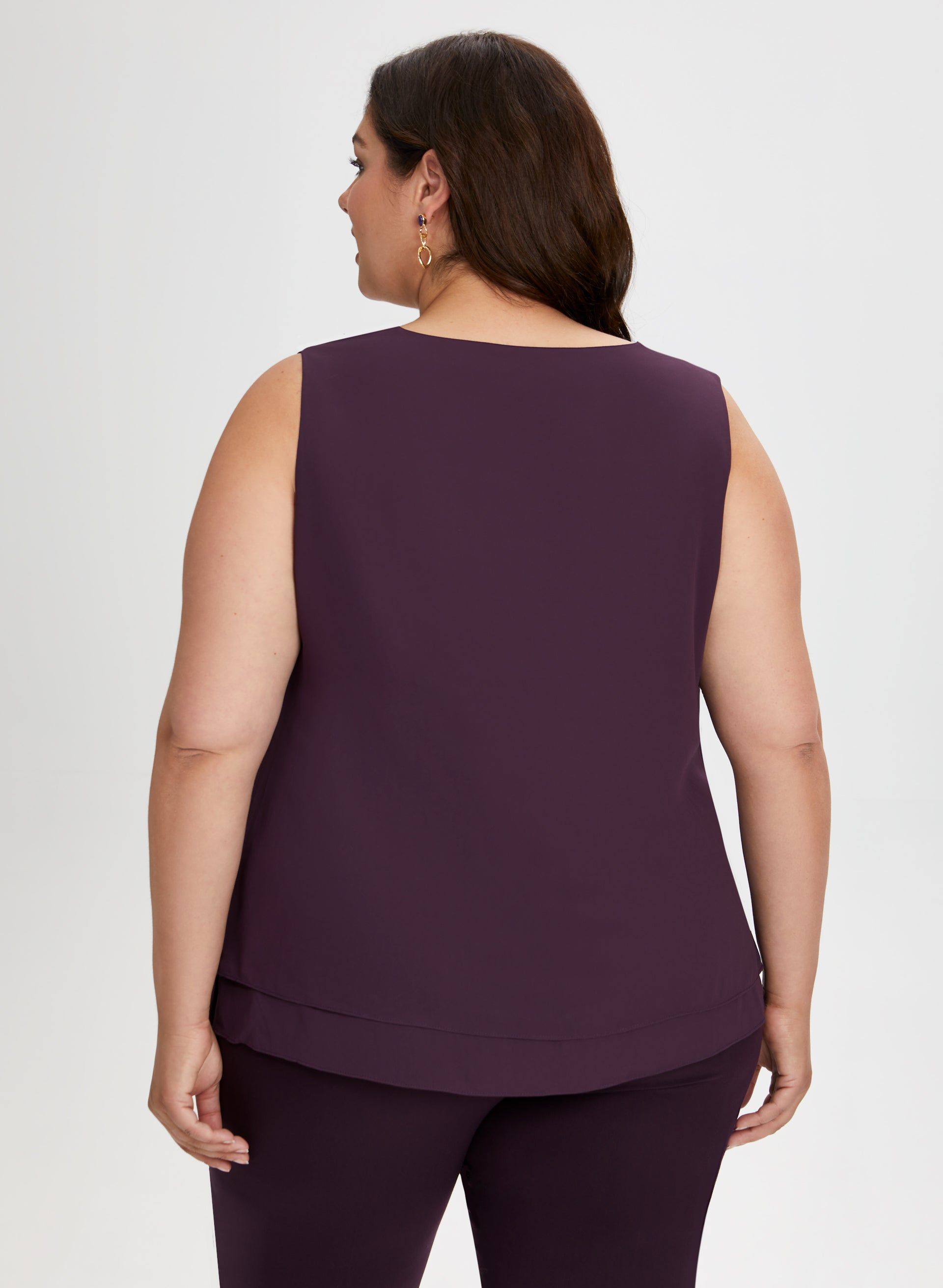 Sleeveless V-Neck Blouse sold by Laura product image thumbnail 2