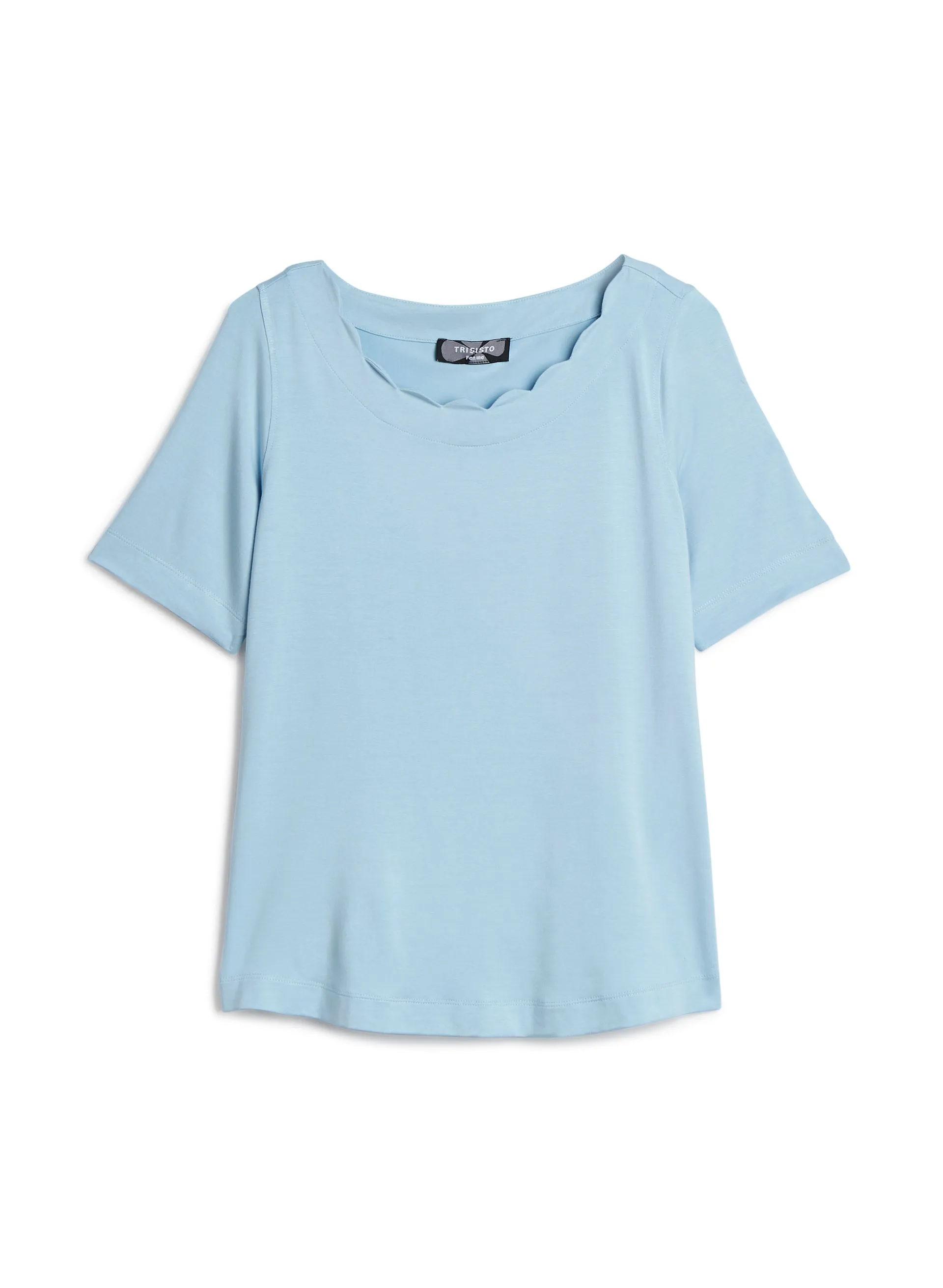 Scalloped Neck Tee sold by Laura product image thumbnail 2