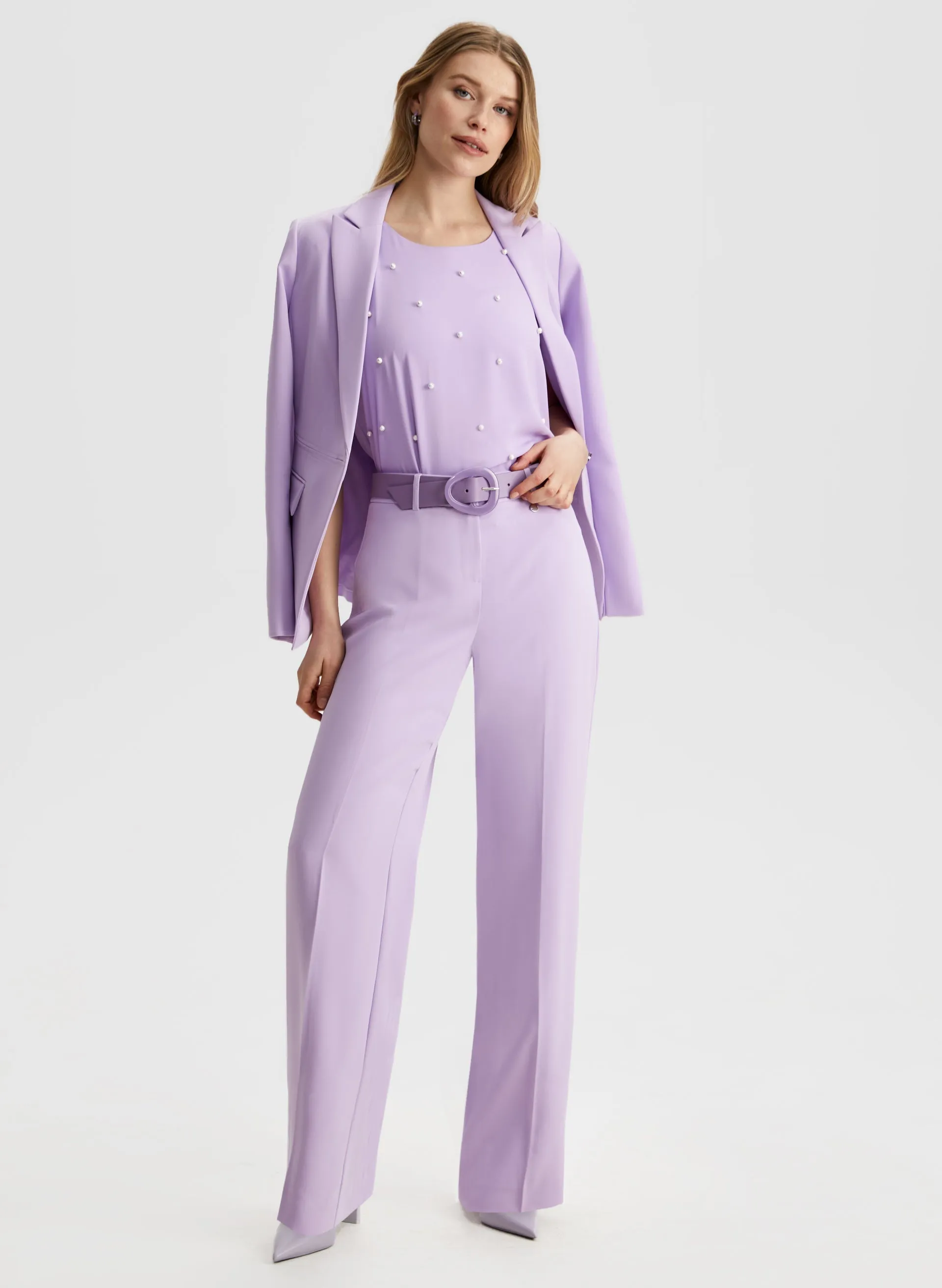 Modern Fit Wide Leg Pants sold by Laura product image thumbnail 3